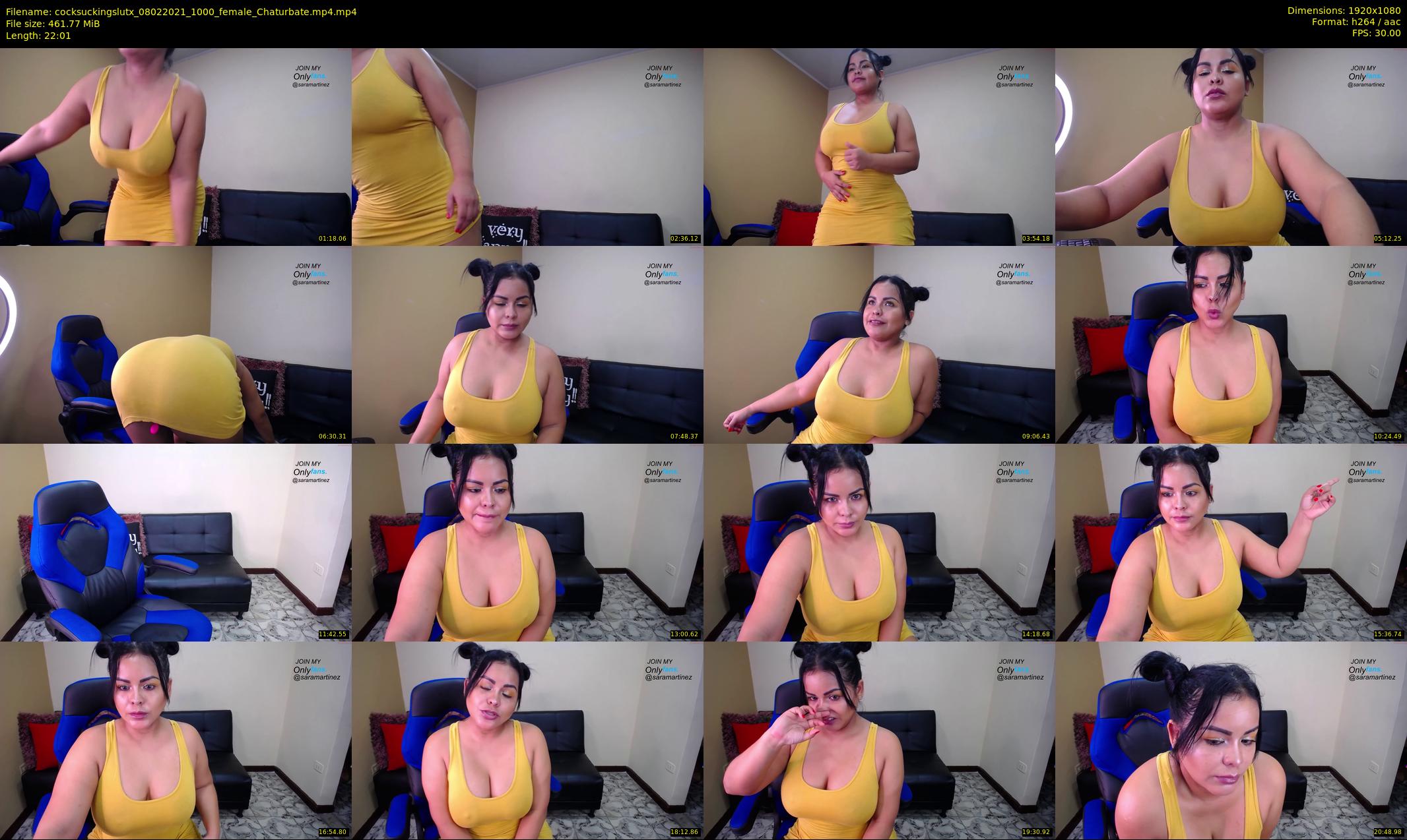 cocksuckingslutx — 23 minute Chaturbate female cam show recording, 1080p, Feb 8, 2021