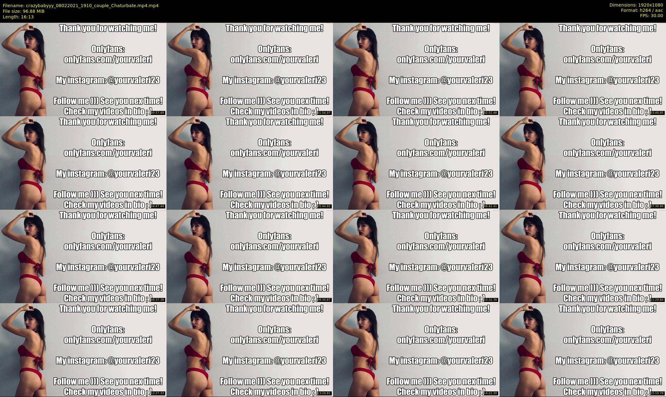 crazybabyyy — 17 minute Chaturbate couple cam show recording, 1080p, Feb 8, 2021