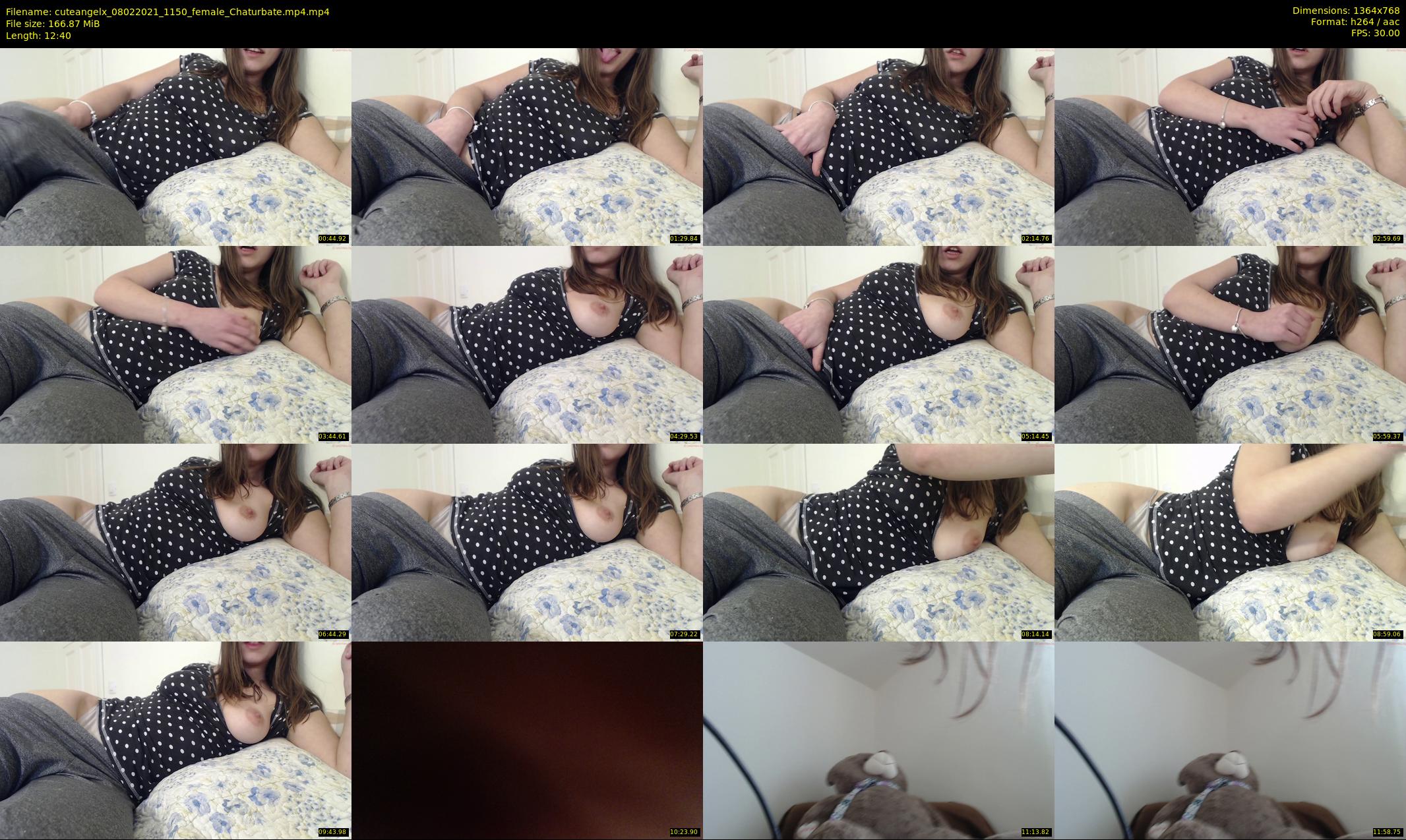 cuteangelx — 13 minute Chaturbate female cam show recording, 720p, Feb 8, 2021