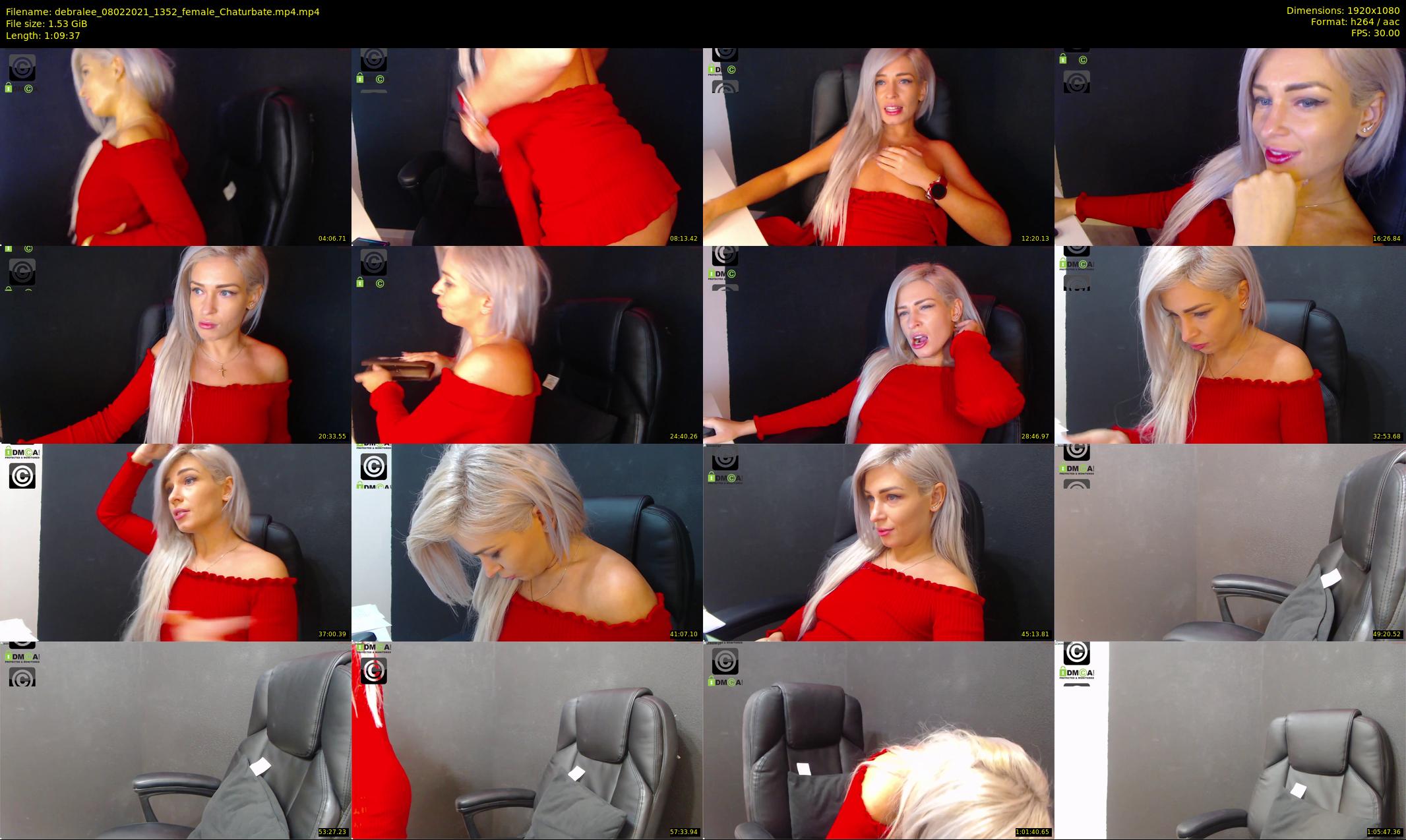 debralee — 70 minute Chaturbate female cam show recording, 1080p, Feb 8, 2021
