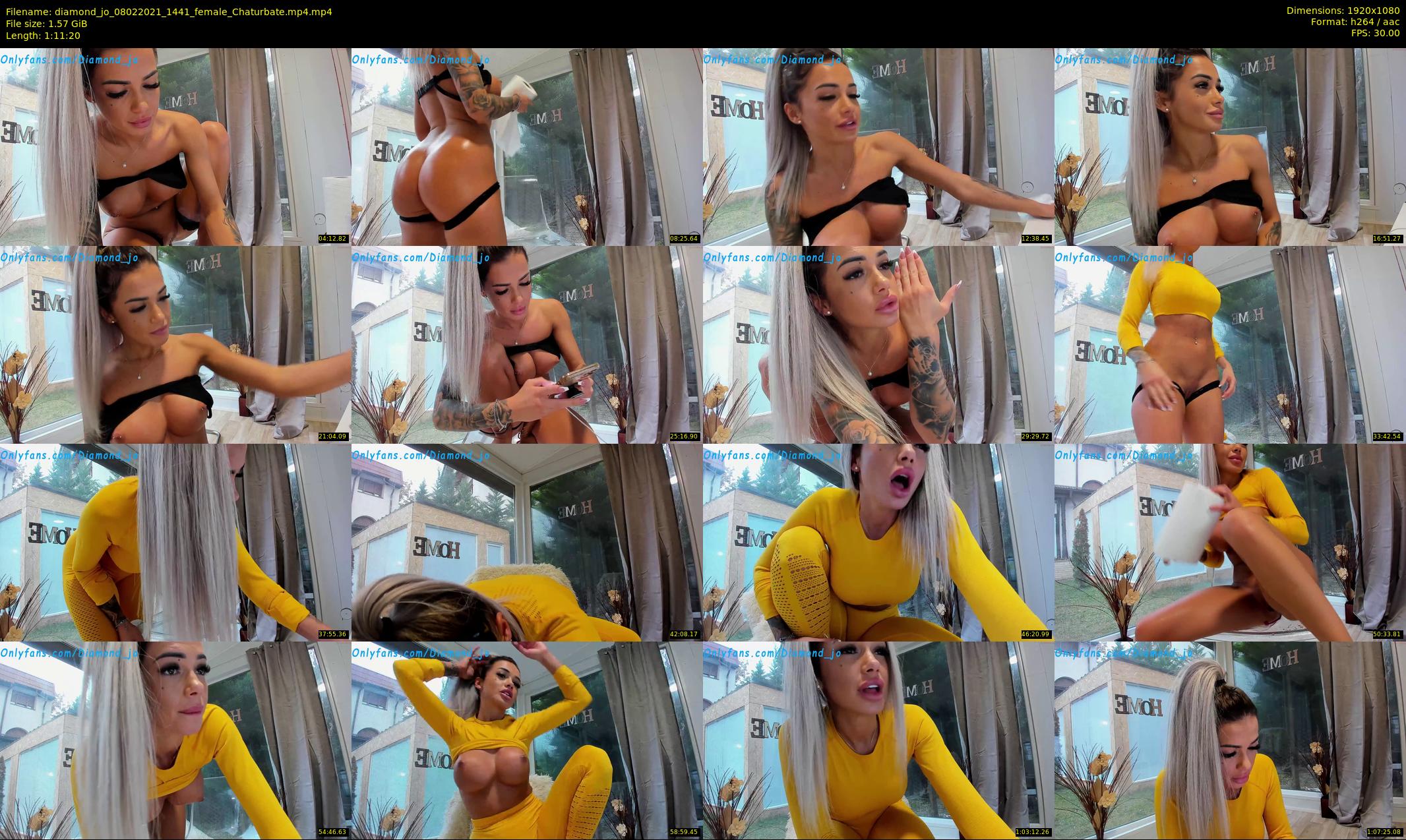 diamond_jo — 72 minute Chaturbate female cam show recording, 1080p, Feb 8, 2021