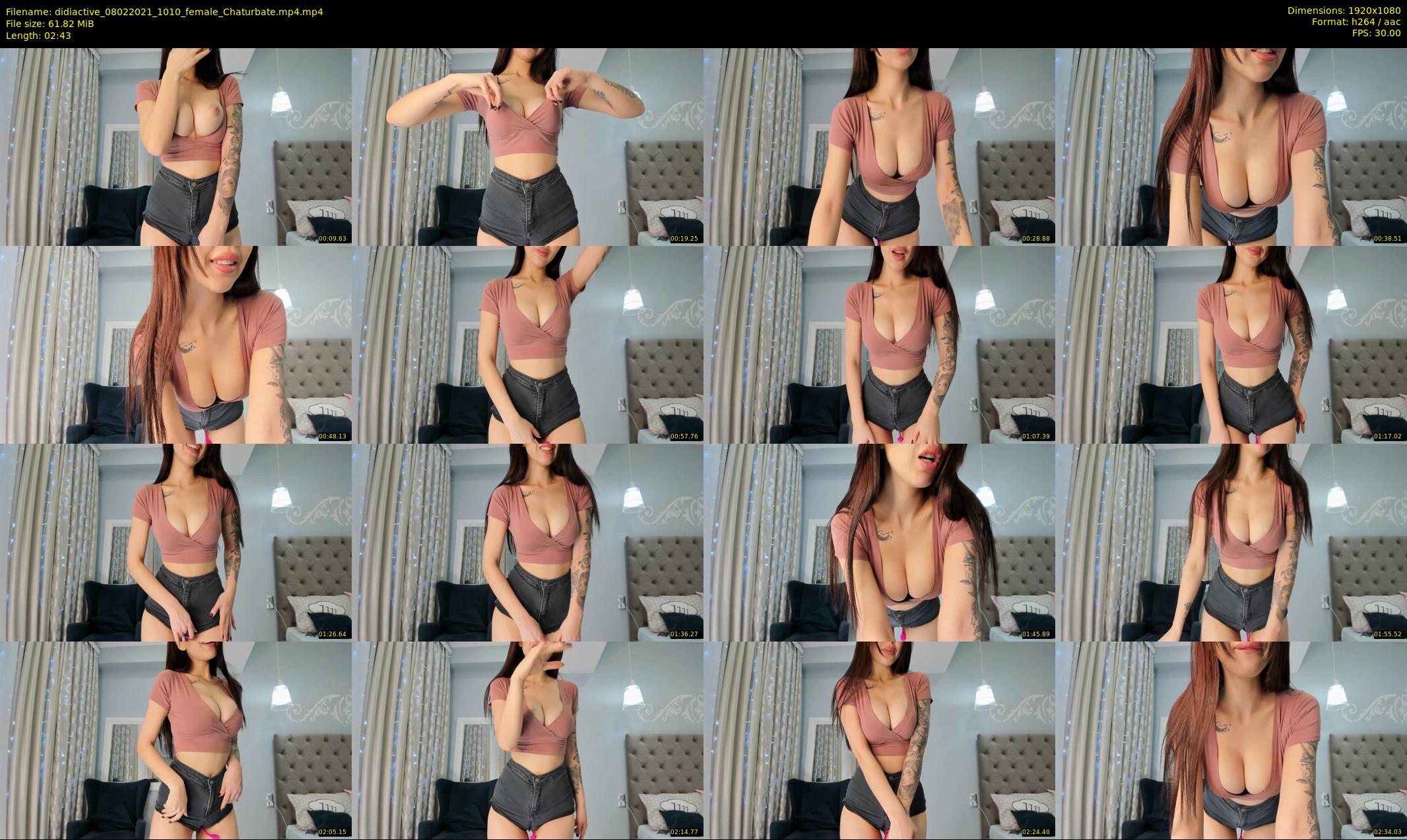 didiactive — 3 minute Chaturbate female cam show recording, 1080p, Feb 8, 2021