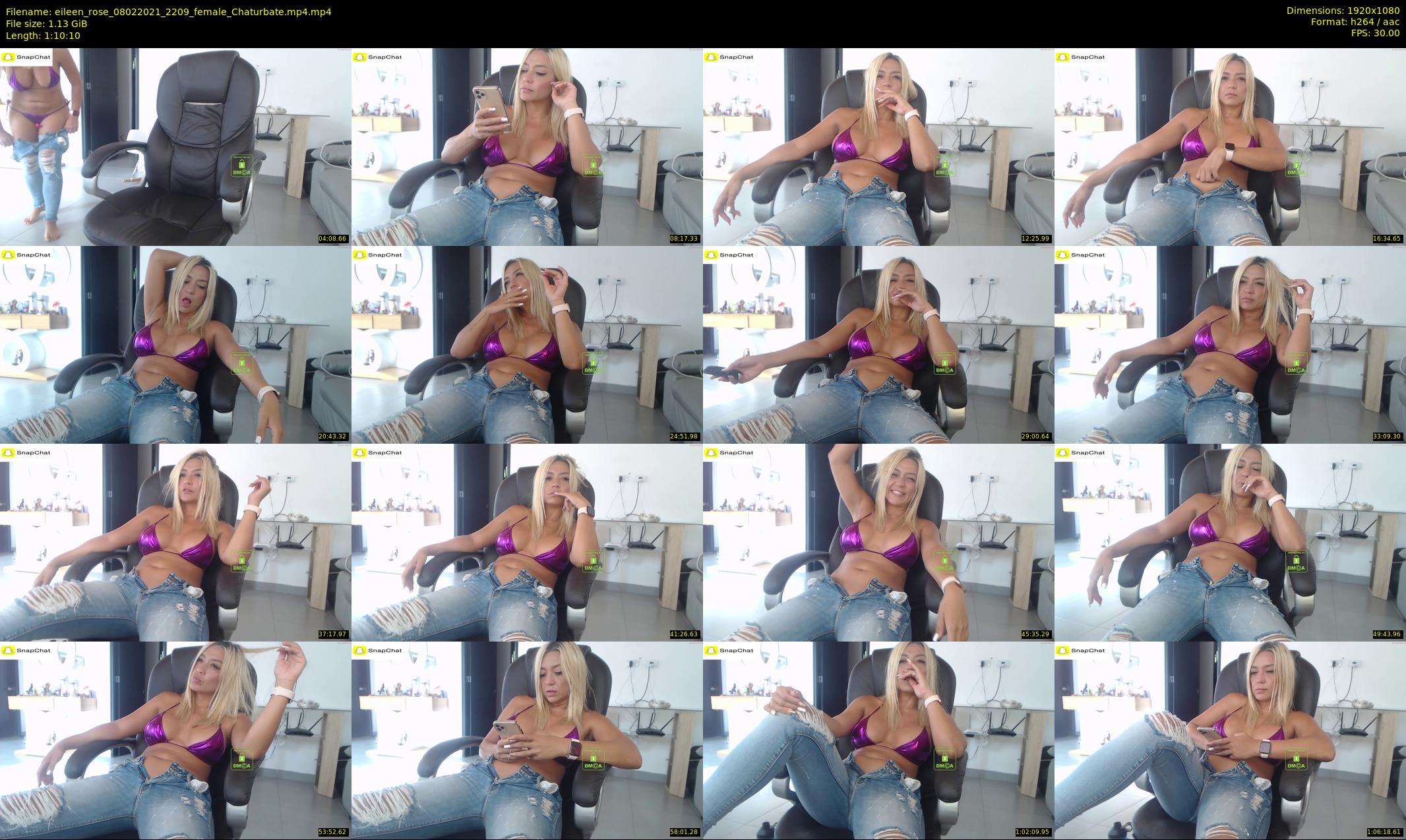 eileen_rose — 71 minute Chaturbate female cam show recording, 1080p, Feb 8, 2021
