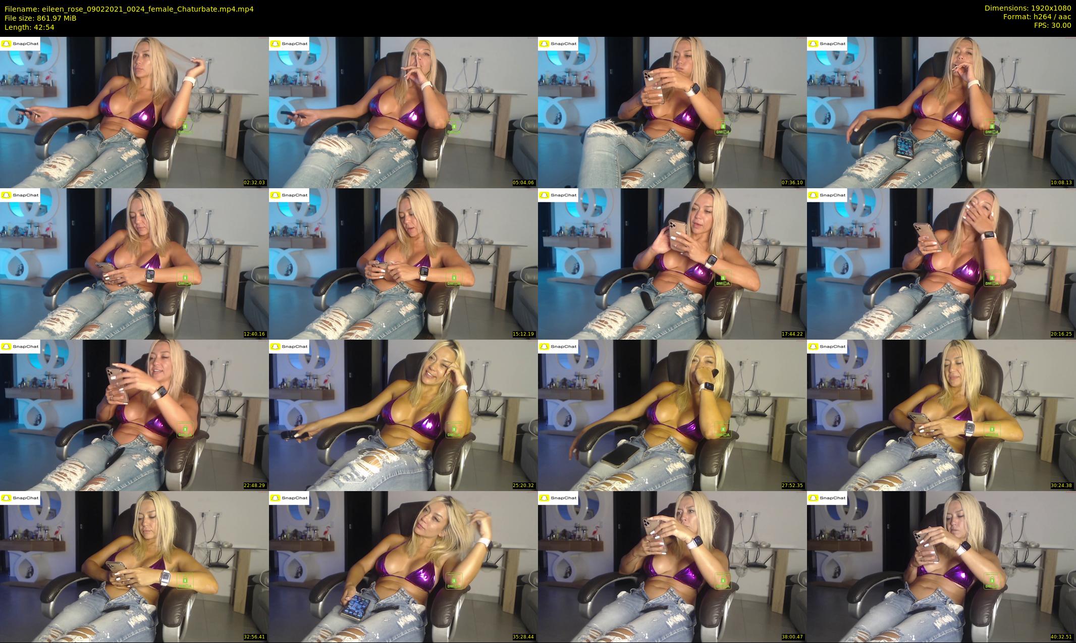 eileen_rose — 43 minute Chaturbate female cam show recording, 1080p, Feb 9, 2021