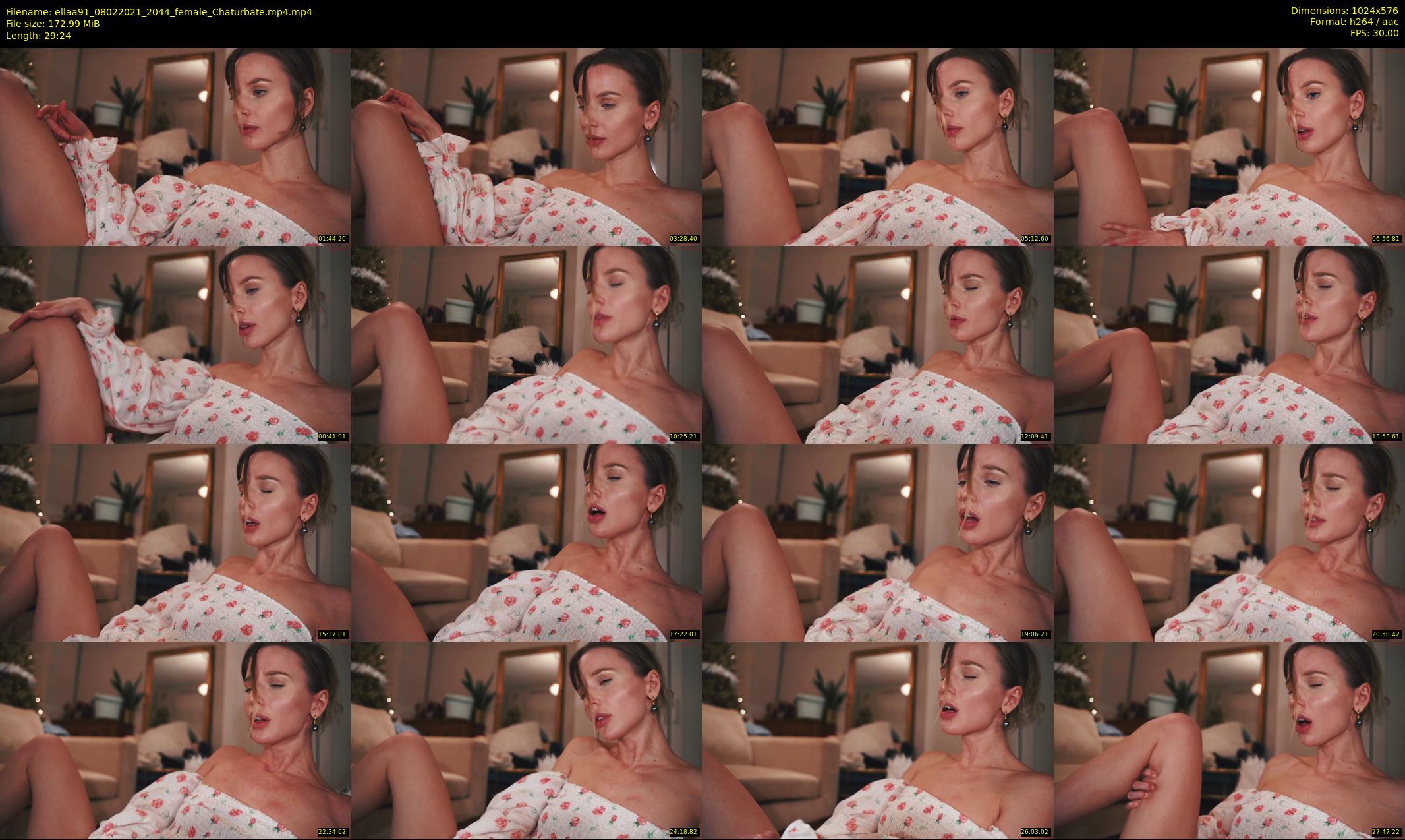 ellaa91 — 30 minute Chaturbate female cam show recording, 480p, Feb 8, 2021