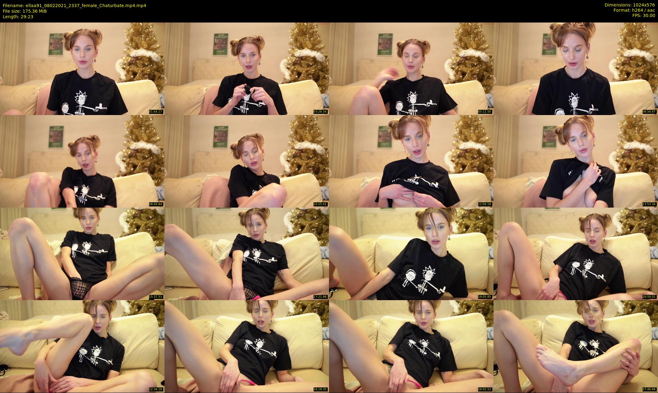 ellaa91 — 30 minute Chaturbate female cam show recording, 480p, Feb 8, 2021