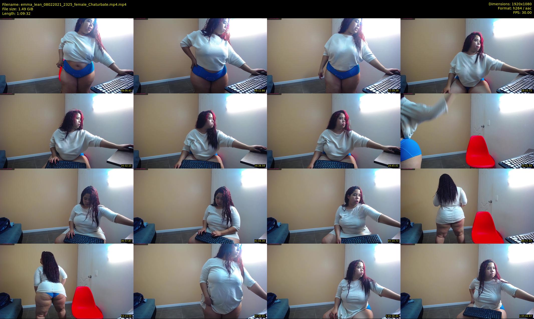 emma_lean — 70 minute Chaturbate female cam show recording, 1080p, Feb 8, 2021