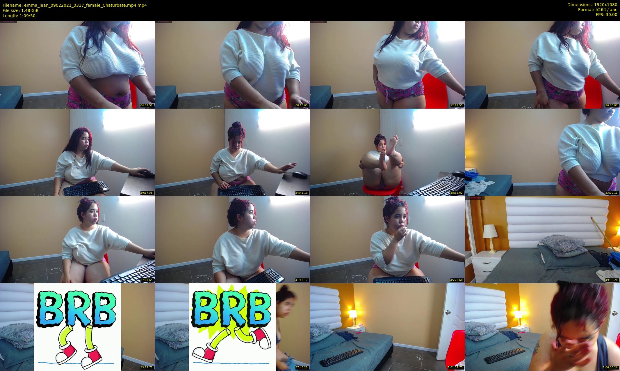 emma_lean — 70 minute Chaturbate female cam show recording, 1080p, Feb 9, 2021