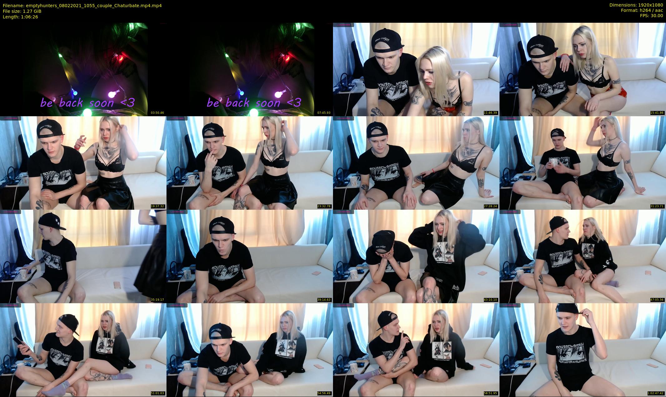 emptyhunters — 67 minute Chaturbate couple cam show recording, 1080p, Feb 8, 2021