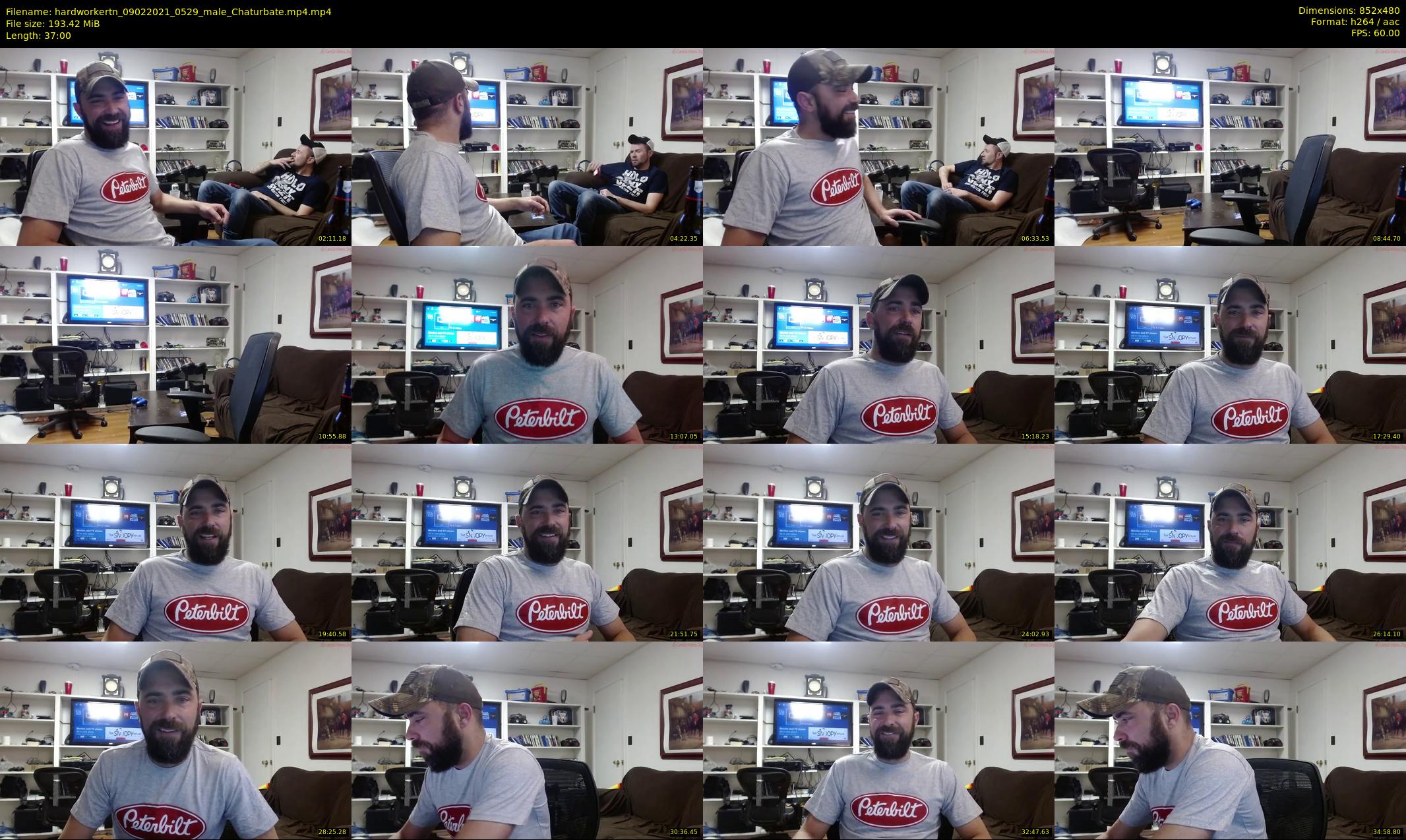 hardworkertn — 37 minute Chaturbate male cam show recording, 480p, Feb 9, 2021