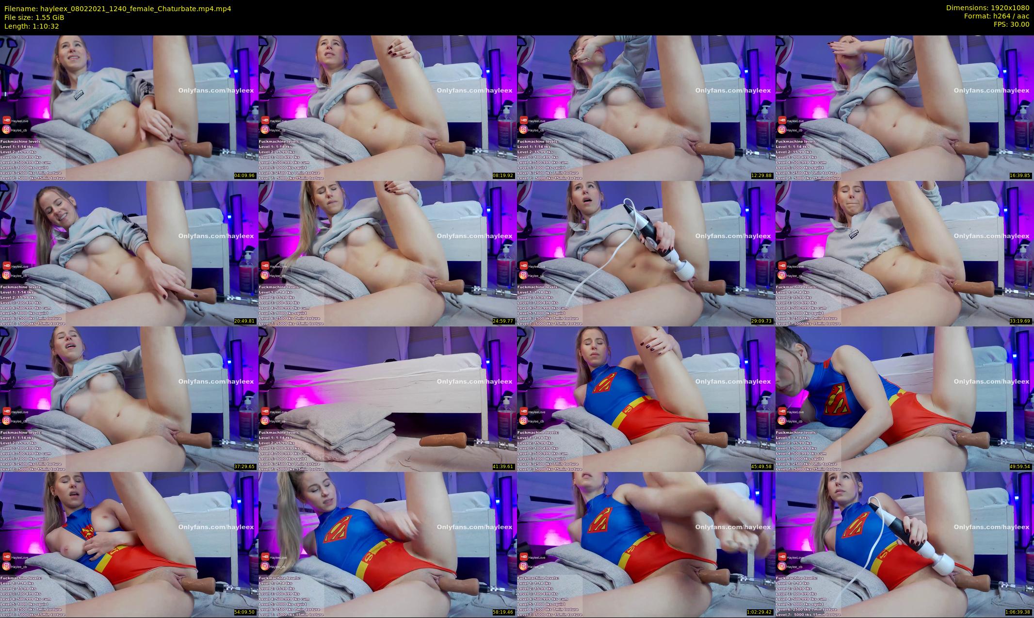 hayleex — 71 minute Chaturbate female cam show recording, 1080p, Feb 8, 2021