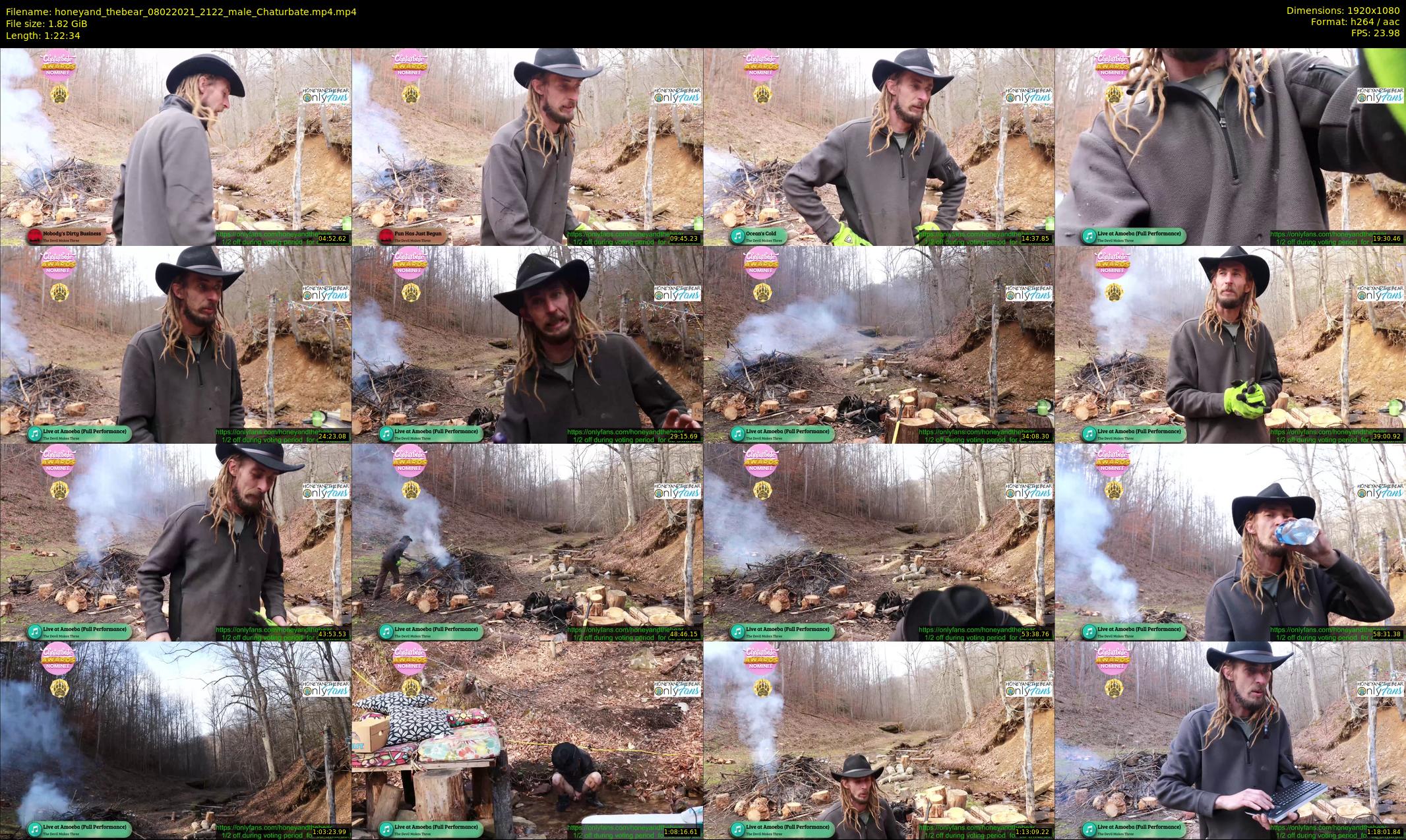 honeyand_thebear — 83 minute Chaturbate couple cam show recording, 1080p, Feb 8, 2021