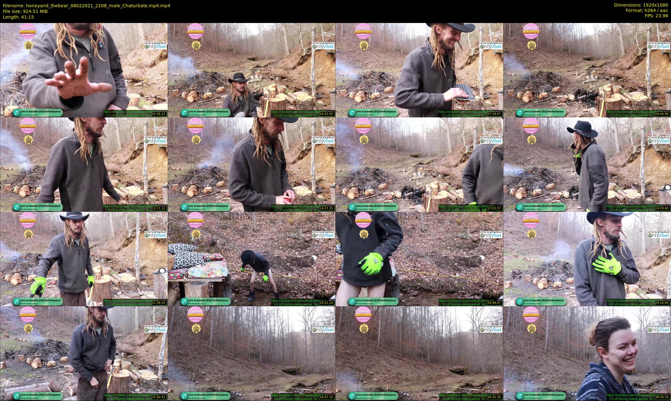 honeyand_thebear — 42 minute Chaturbate couple cam show recording, 1080p, Feb 8, 2021