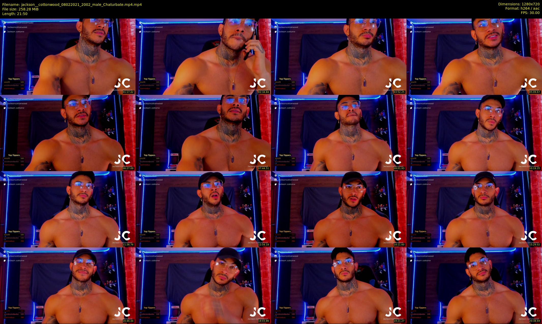 jackson__cottonwood — 22 minute Chaturbate male cam show recording, 720p, Feb 8, 2021