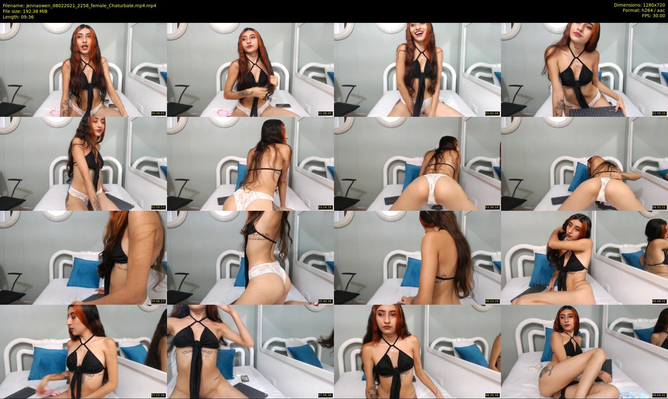 jennaowen — 10 minute Chaturbate female cam show recording, 720p, Feb 8, 2021