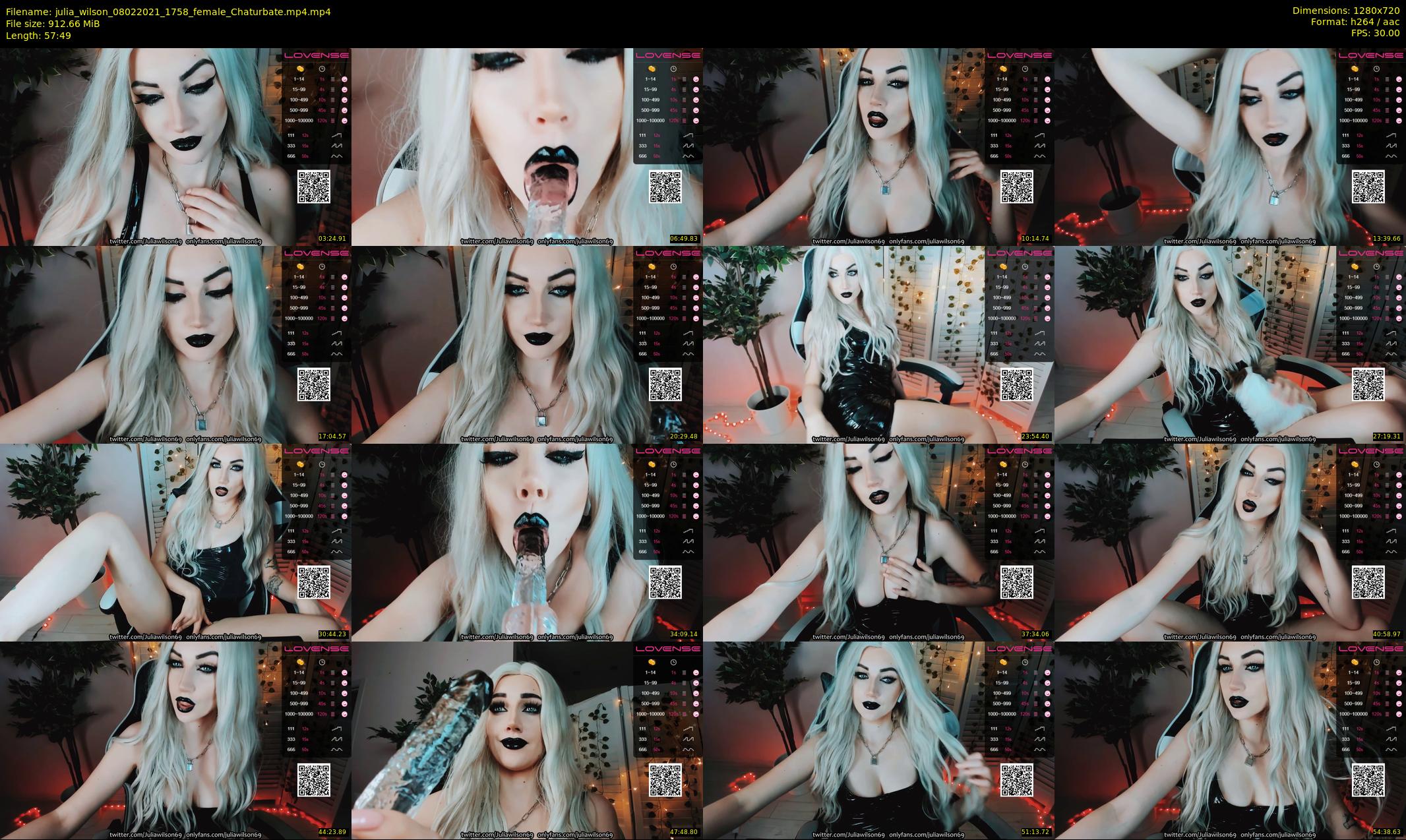 julia_wilson — 58 minute Chaturbate female cam show recording, 720p, Feb 8, 2021