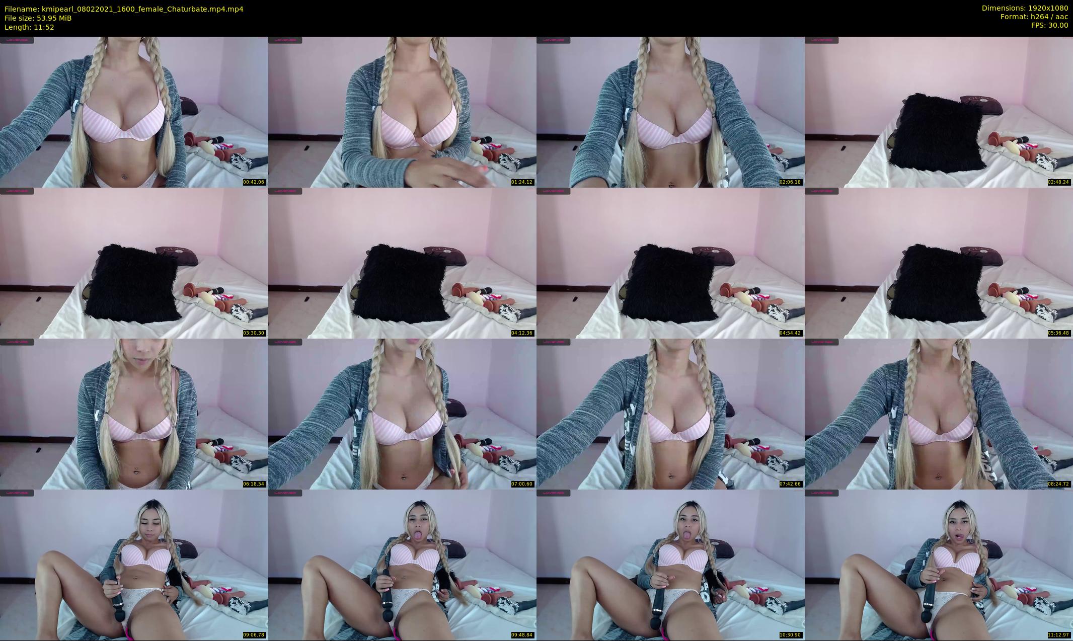 kmipearl — 12 minute Chaturbate female cam show recording, 1080p, Feb 8, 2021