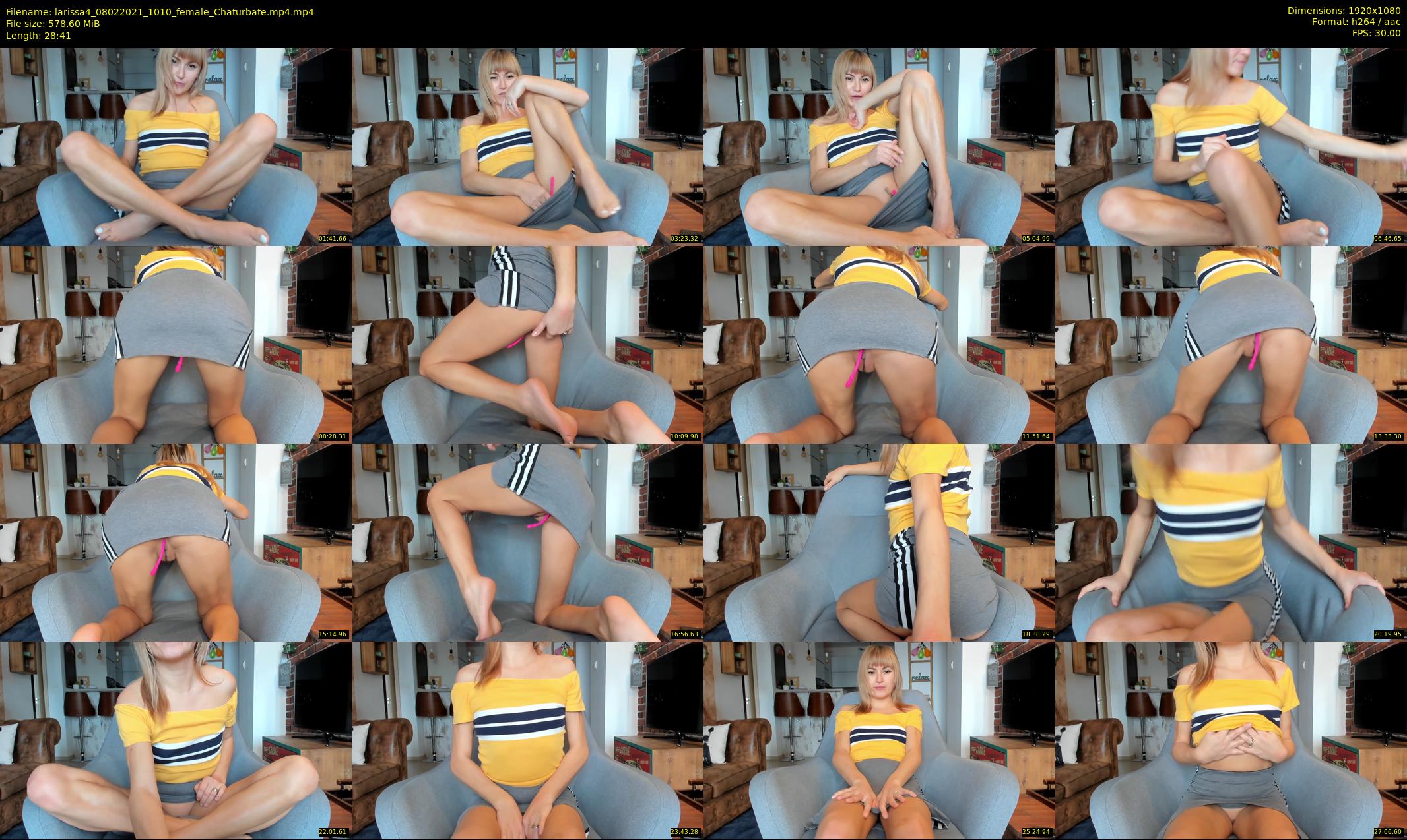 larissa4 — 29 minute Chaturbate female cam show recording, 1080p, Feb 8, 2021