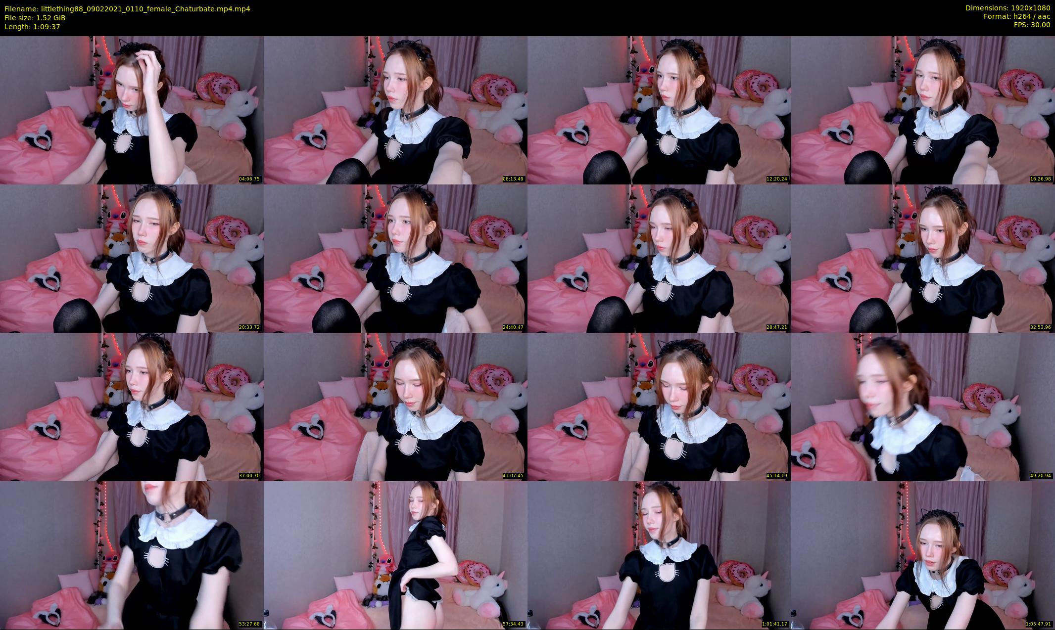littlething88 — 70 minute Chaturbate female cam show recording, 1080p, Feb 9, 2021