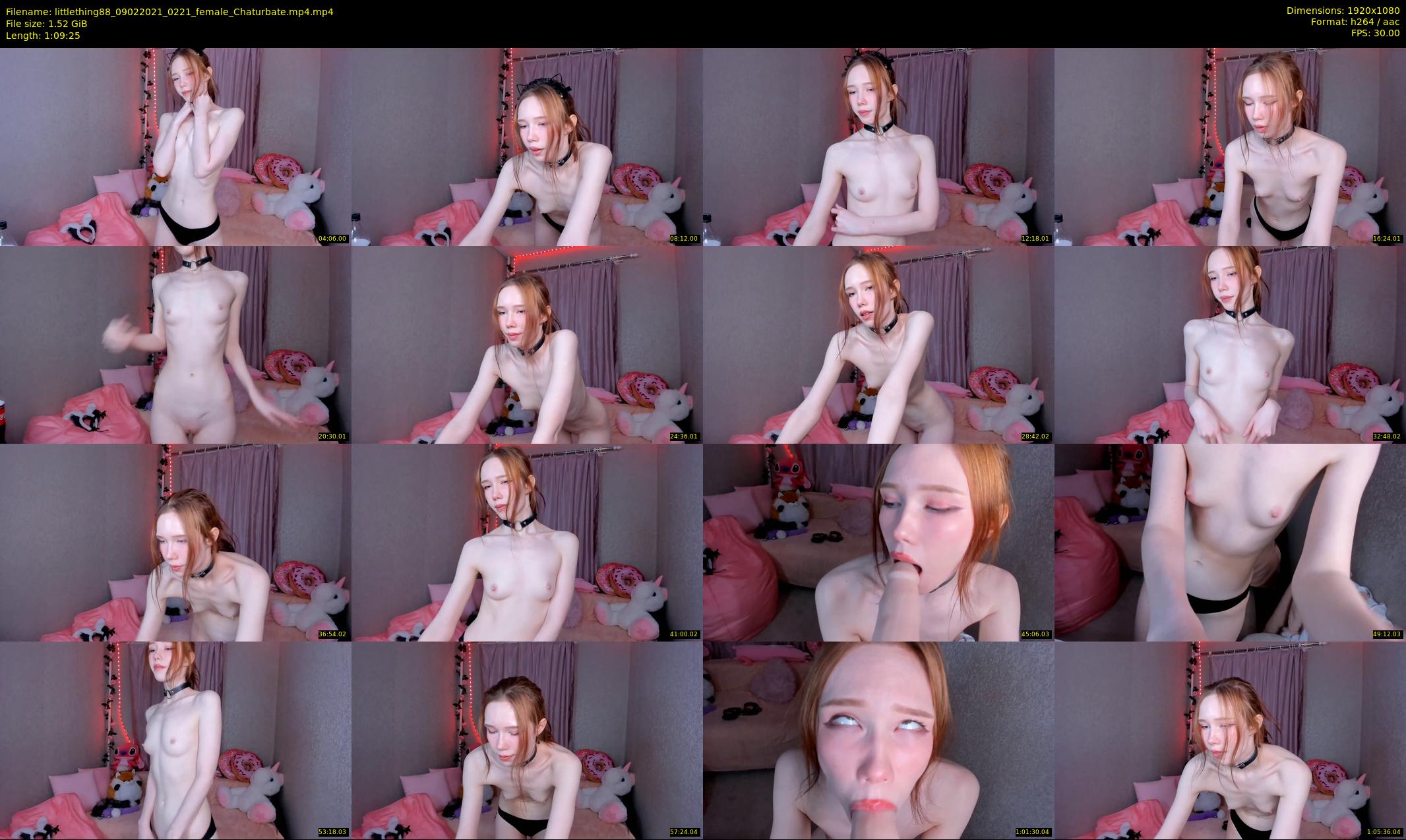littlething88 — 70 minute Chaturbate female cam show recording, 1080p, Feb 9, 2021