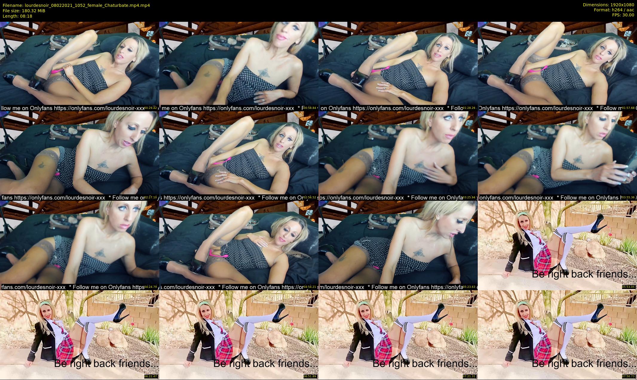 lourdesnoir — 9 minute Chaturbate female cam show recording, 1080p, Feb 8, 2021