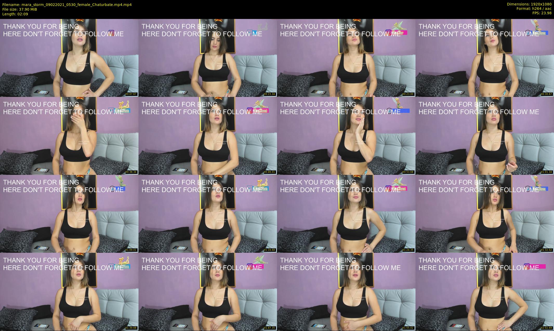 mara_storm — 3 minute Chaturbate female cam show recording, 1080p, Feb 9, 2021