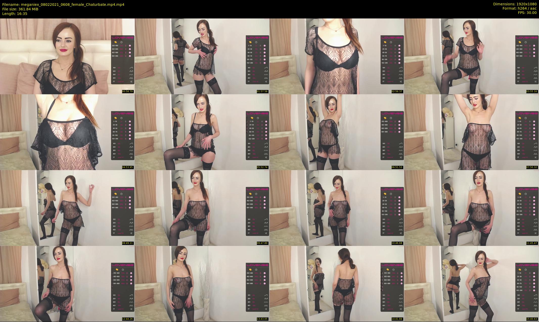 meganiex — 17 minute Chaturbate female cam show recording, 1080p, Feb 8, 2021