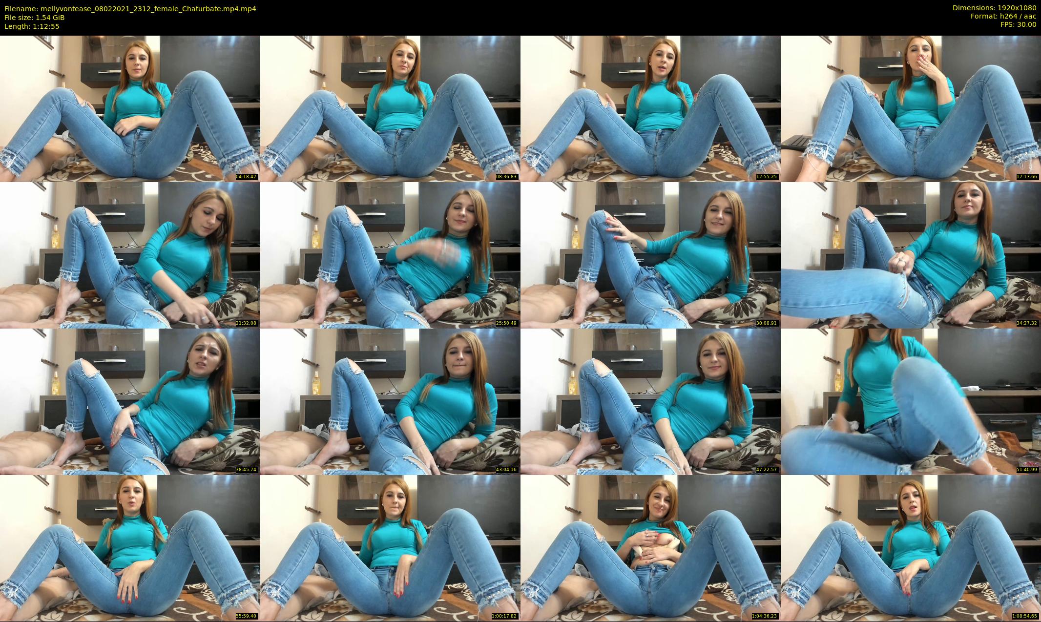 mellyvontease — 73 minute Chaturbate female cam show recording, 1080p, Feb 8, 2021