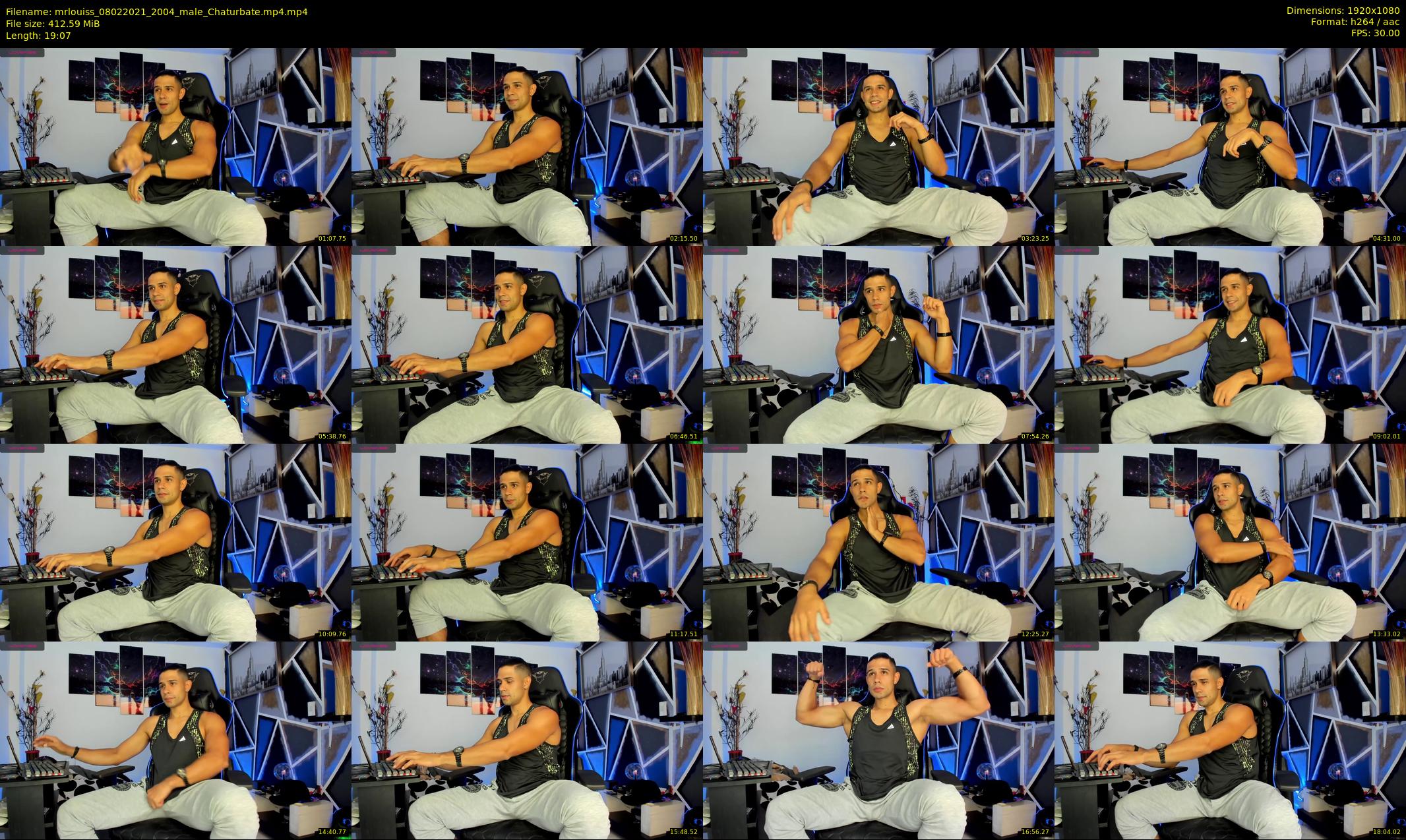 mrlouiss — 20 minute Chaturbate male cam show recording, 1080p, Feb 8, 2021