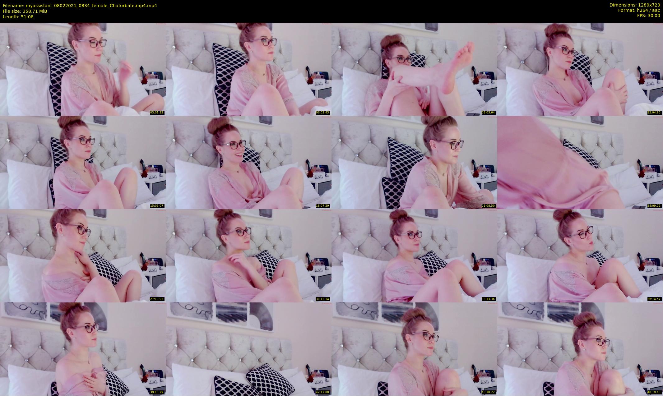 myassistant — 52 minute Chaturbate female cam show recording, 720p, Feb 8, 2021