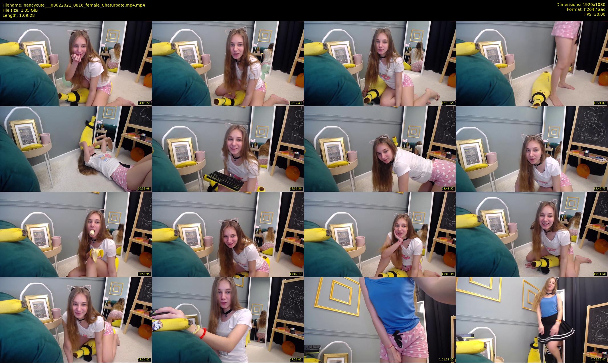 nancycute__ — 70 minute Chaturbate female cam show recording, 1080p, Feb 8, 2021