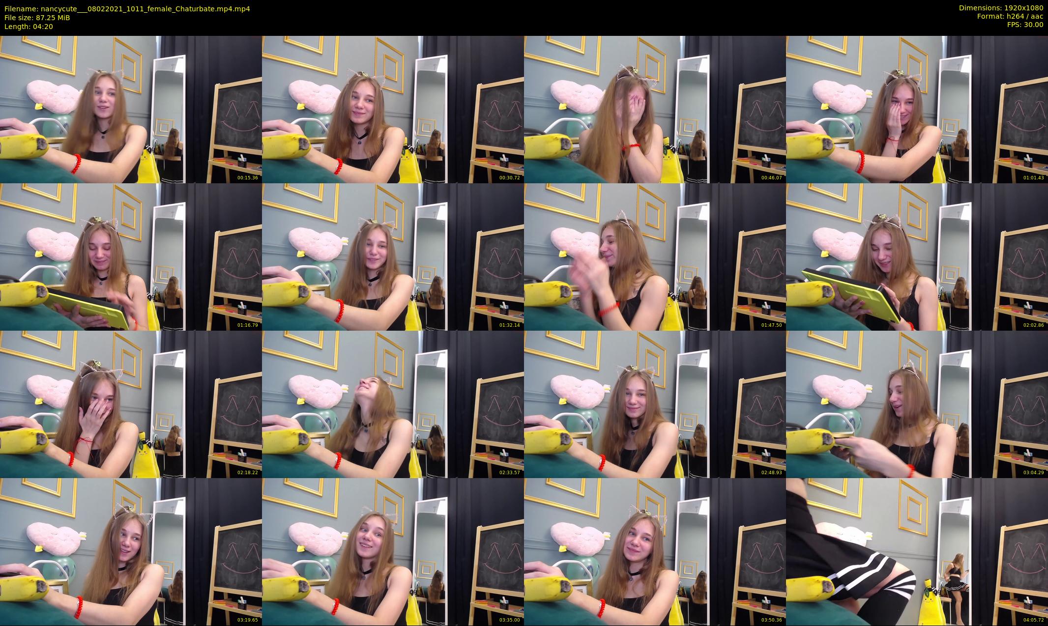 nancycute__ — 5 minute Chaturbate female cam show recording, 1080p, Feb 8, 2021