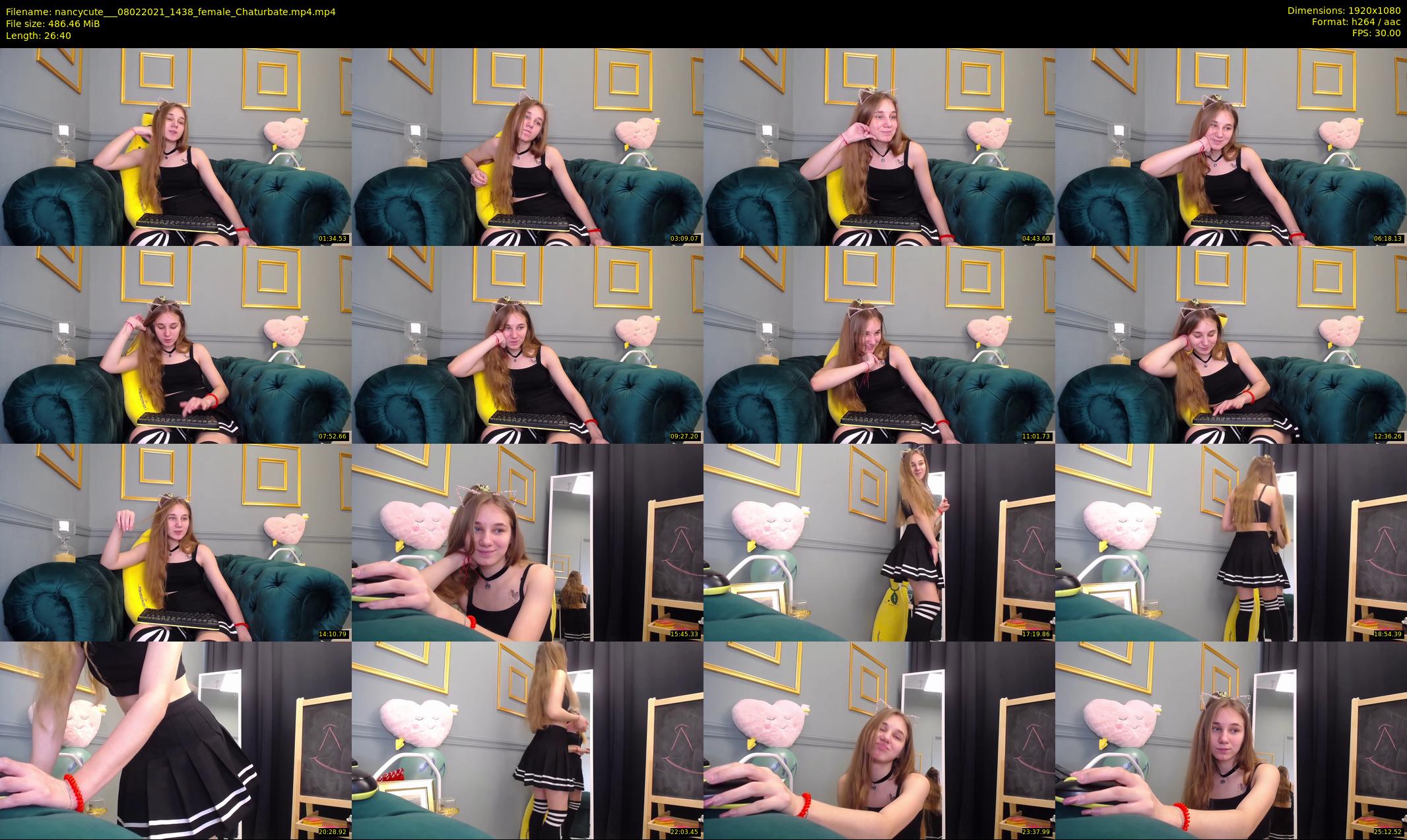 nancycute__ — 27 minute Chaturbate female cam show recording, 1080p, Feb 8, 2021