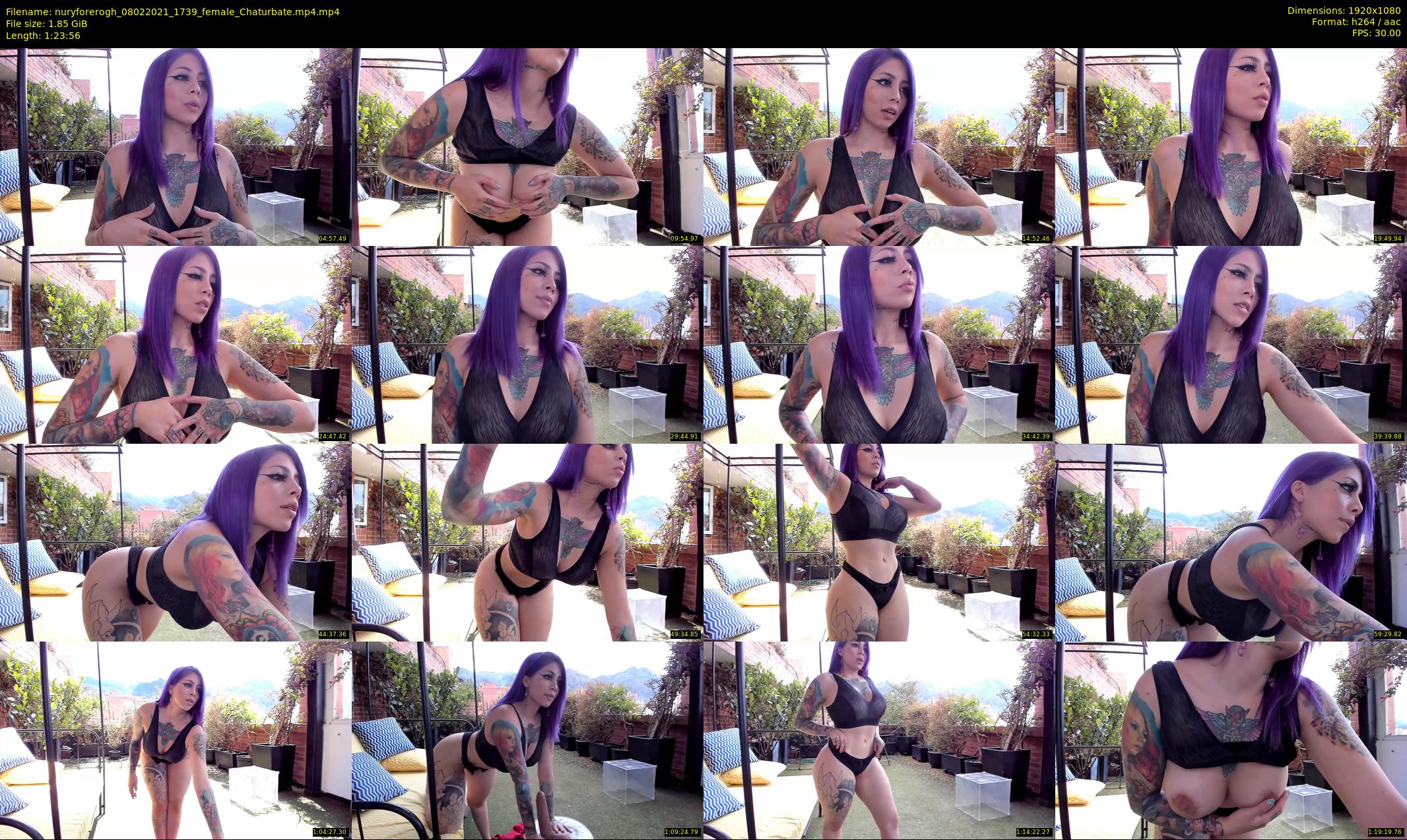 nuryforerogh — 84 minute Chaturbate female cam show recording, 1080p, Feb 8, 2021