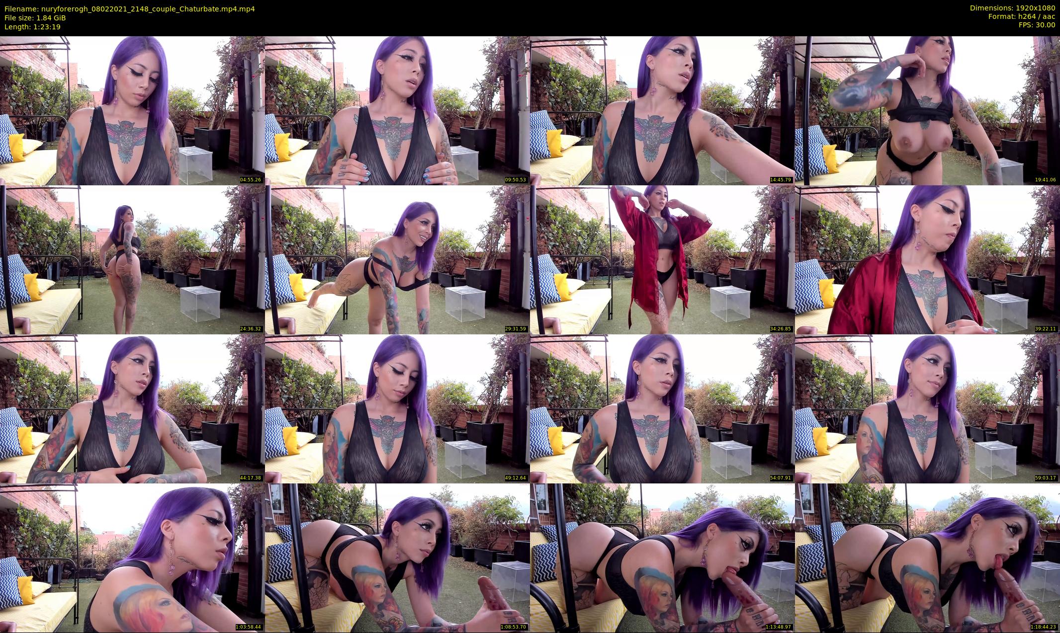nuryforerogh — 84 minute Chaturbate female cam show recording, 1080p, Feb 8, 2021
