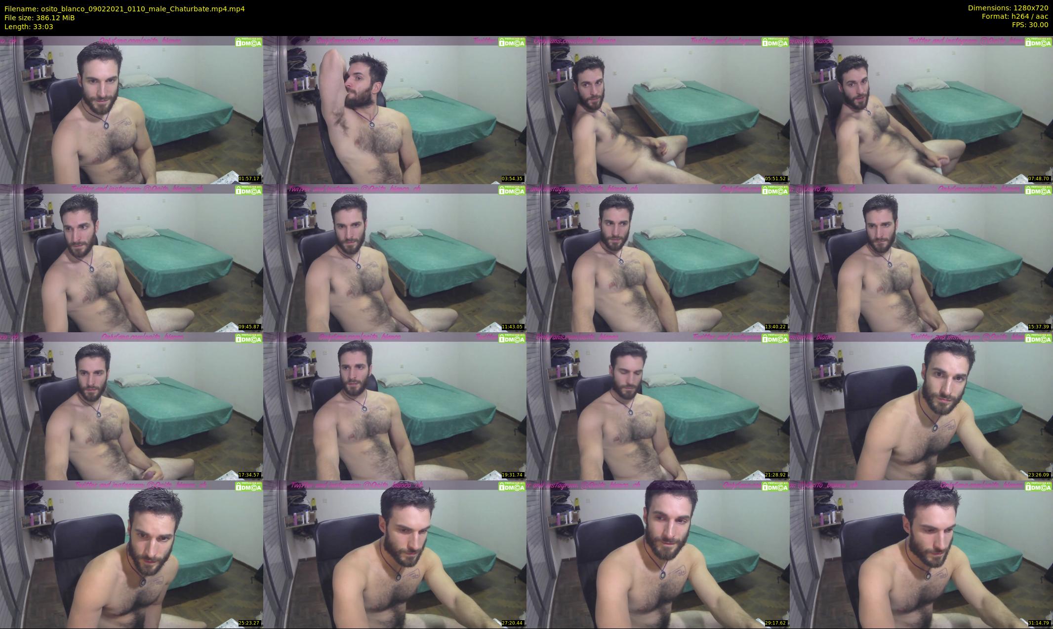 osito_blanco — 34 minute Chaturbate male cam show recording, 720p, Feb 9, 2021