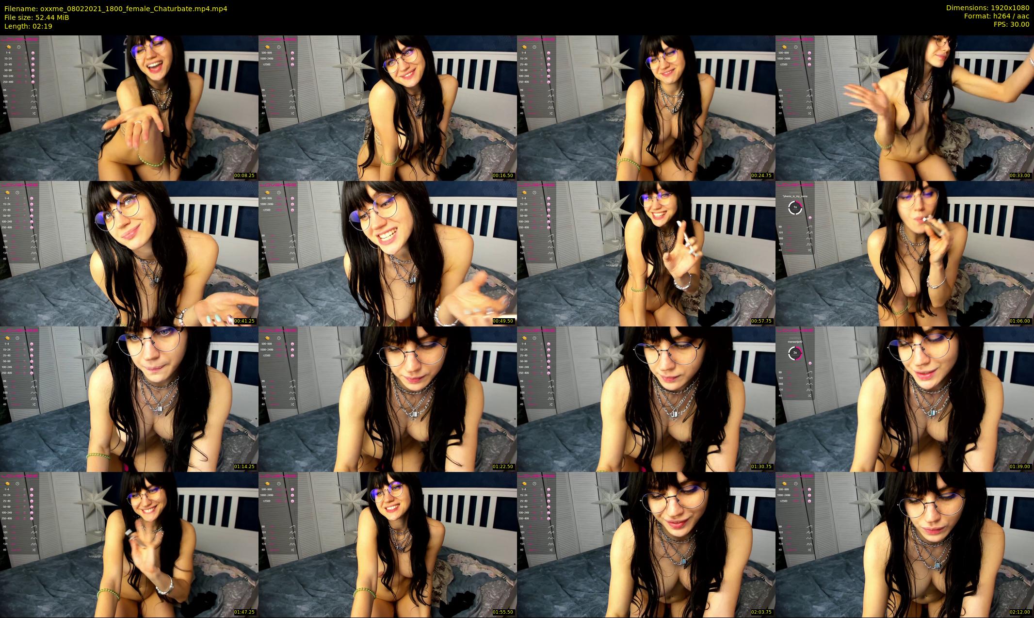 oxxme — 3 minute Chaturbate female cam show recording, 1080p, Feb 8, 2021