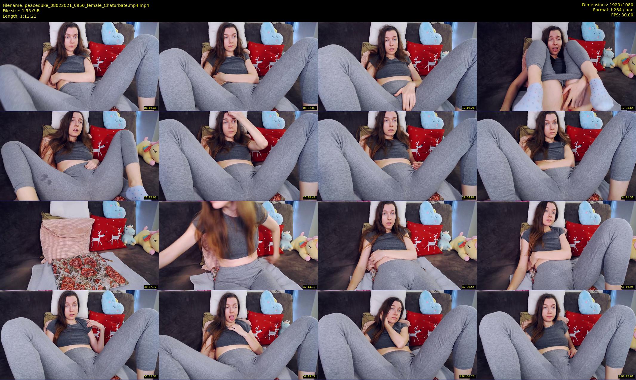 peaceduke — 73 minute Chaturbate female cam show recording, 1080p, Feb 8, 2021