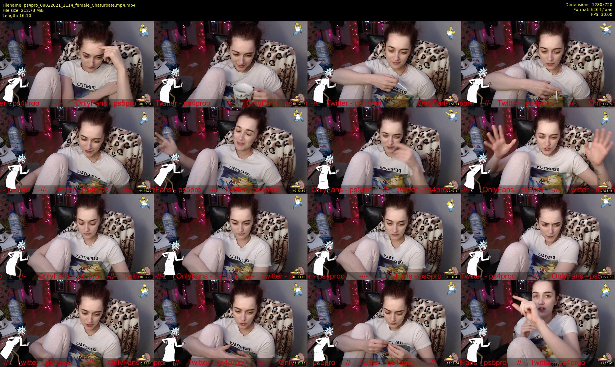 ps4pro — 17 minute Chaturbate female cam show recording, 720p, Feb 8, 2021