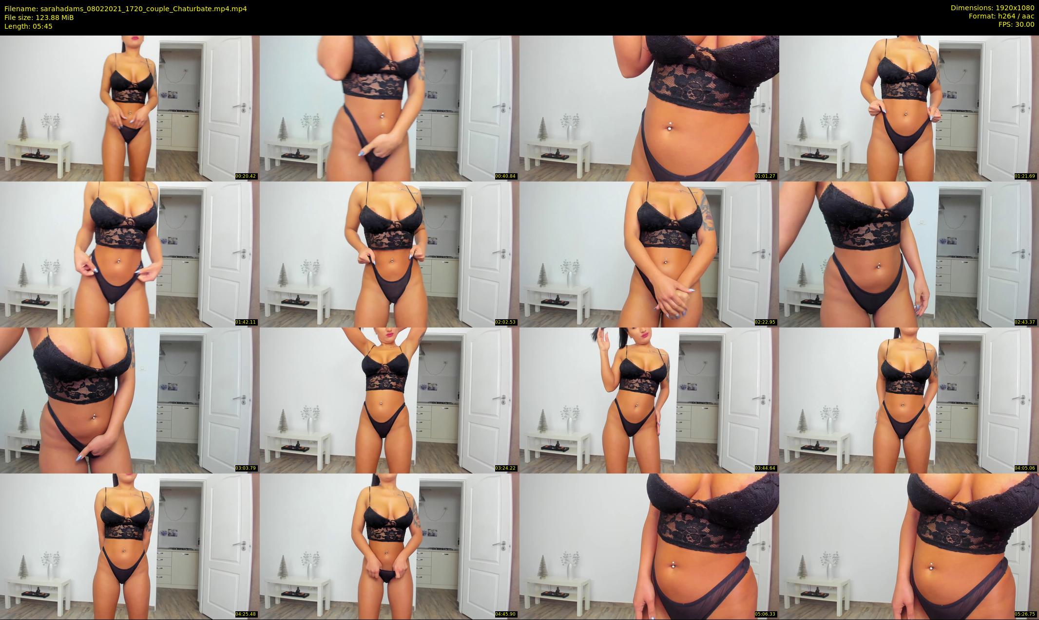 sarahadams — 6 minute Chaturbate female cam show recording, 1080p, Feb 8, 2021