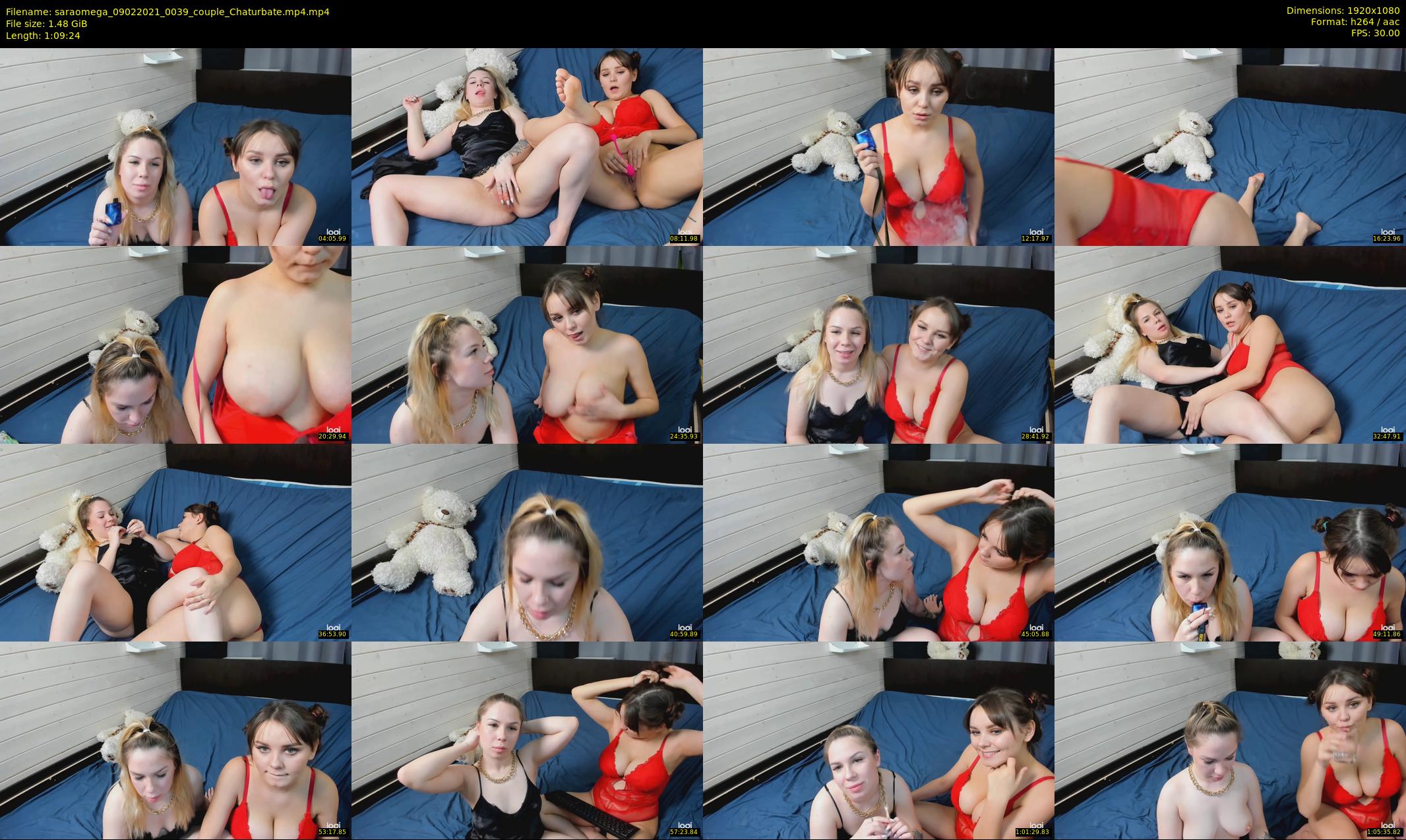 saraomega — 70 minute Chaturbate couple cam show recording, 1080p, Feb 9, 2021
