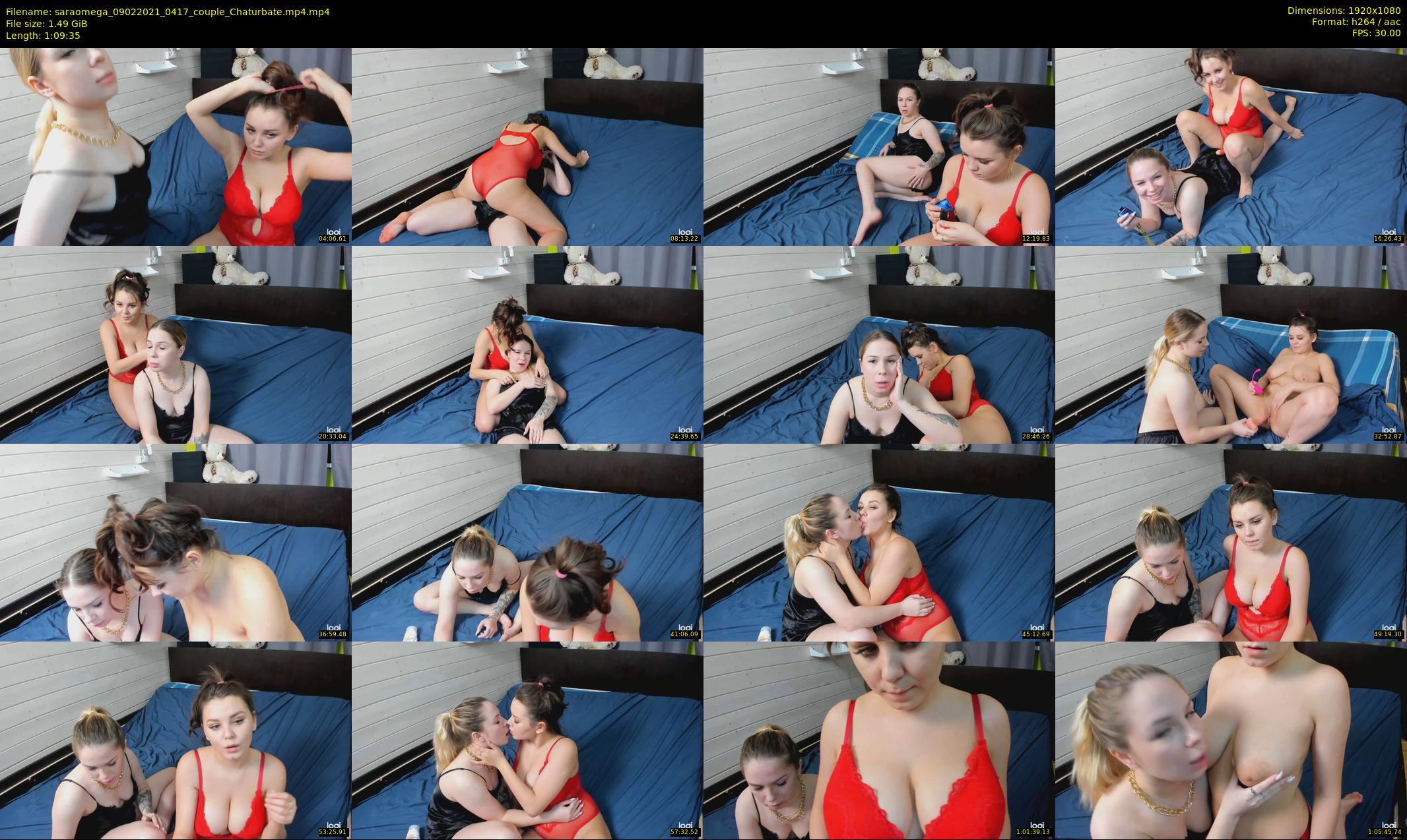 saraomega — 70 minute Chaturbate couple cam show recording, 1080p, Feb 9, 2021