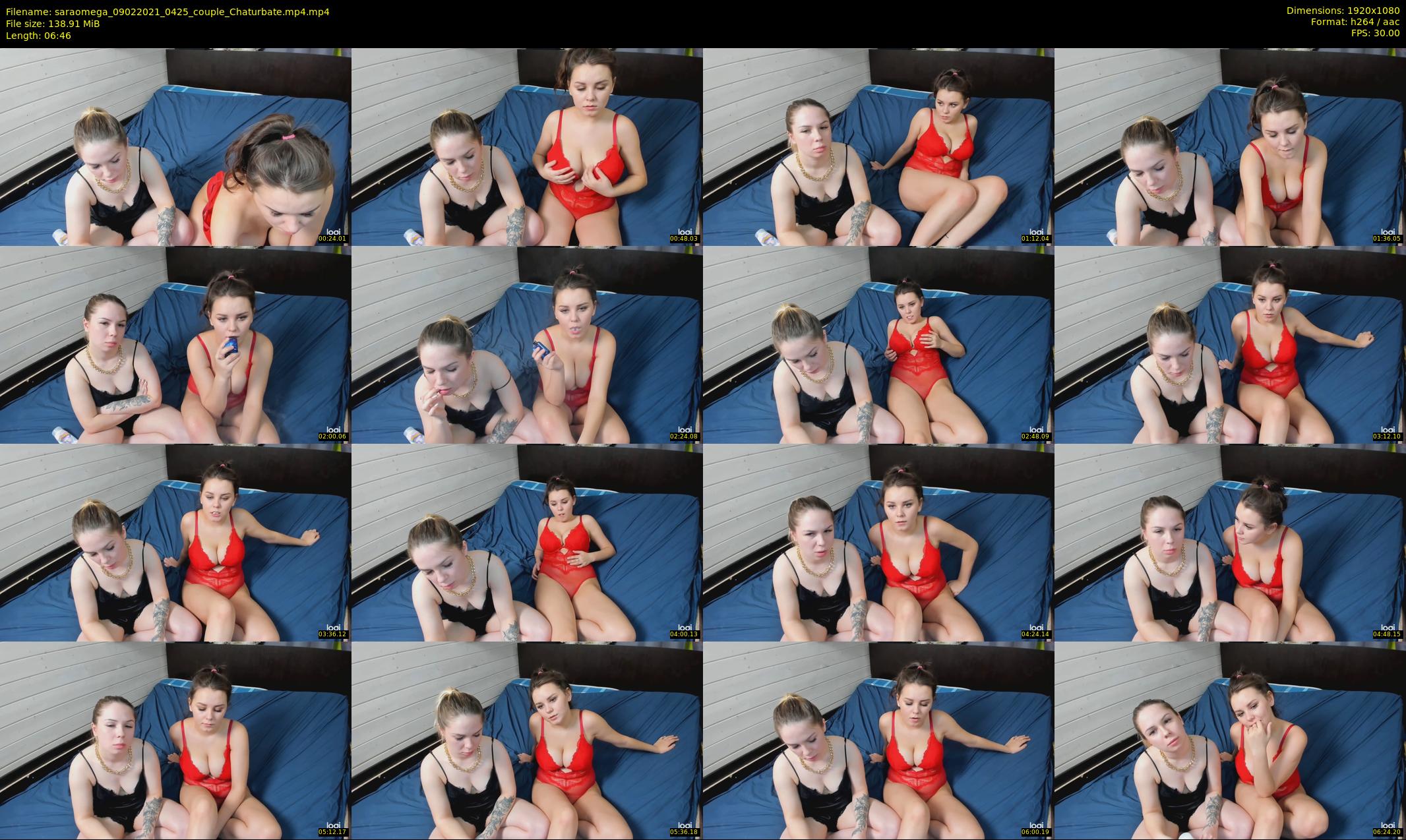 saraomega — 7 minute Chaturbate couple cam show recording, 1080p, Feb 9, 2021