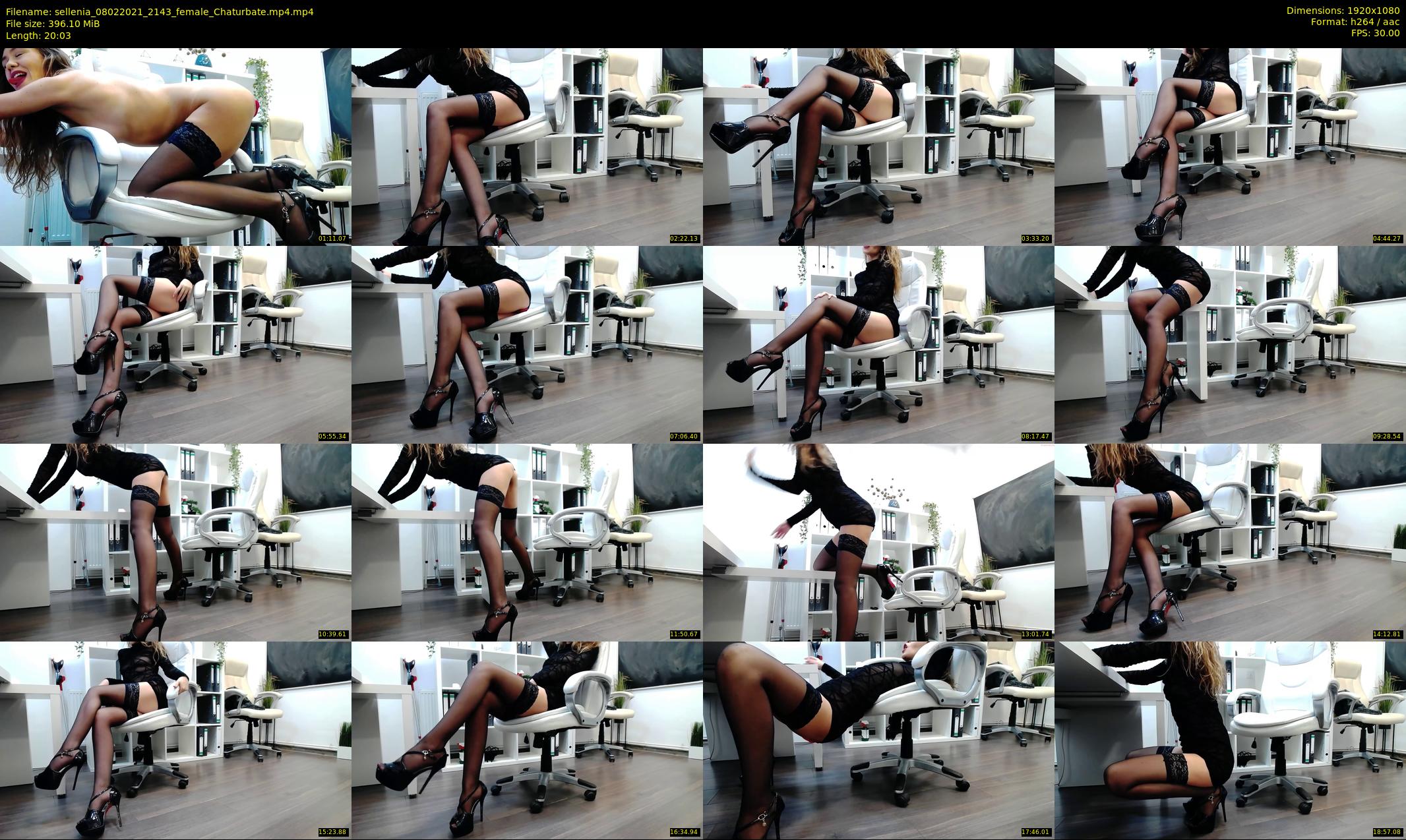 sellenia — 21 minute Chaturbate female cam show recording, 1080p, Feb 8, 2021
