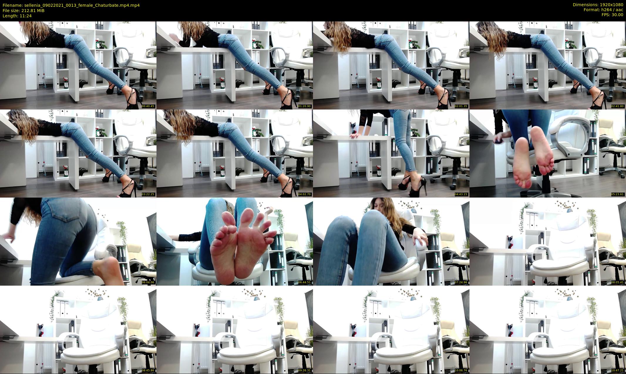 sellenia — 12 minute Chaturbate female cam show recording, 1080p, Feb 9, 2021