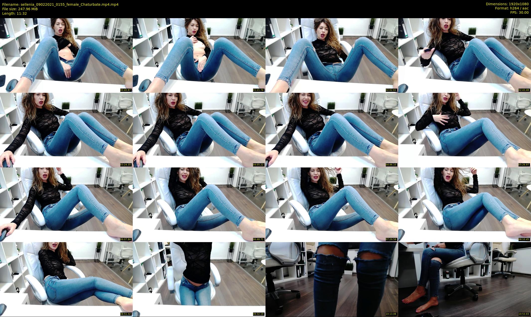 sellenia — 12 minute Chaturbate female cam show recording, 1080p, Feb 9, 2021