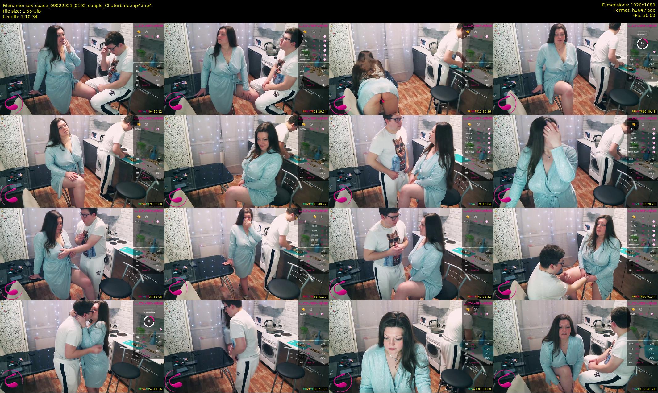sex_space — 71 minute Chaturbate couple cam show recording, 1080p, Feb 9, 2021