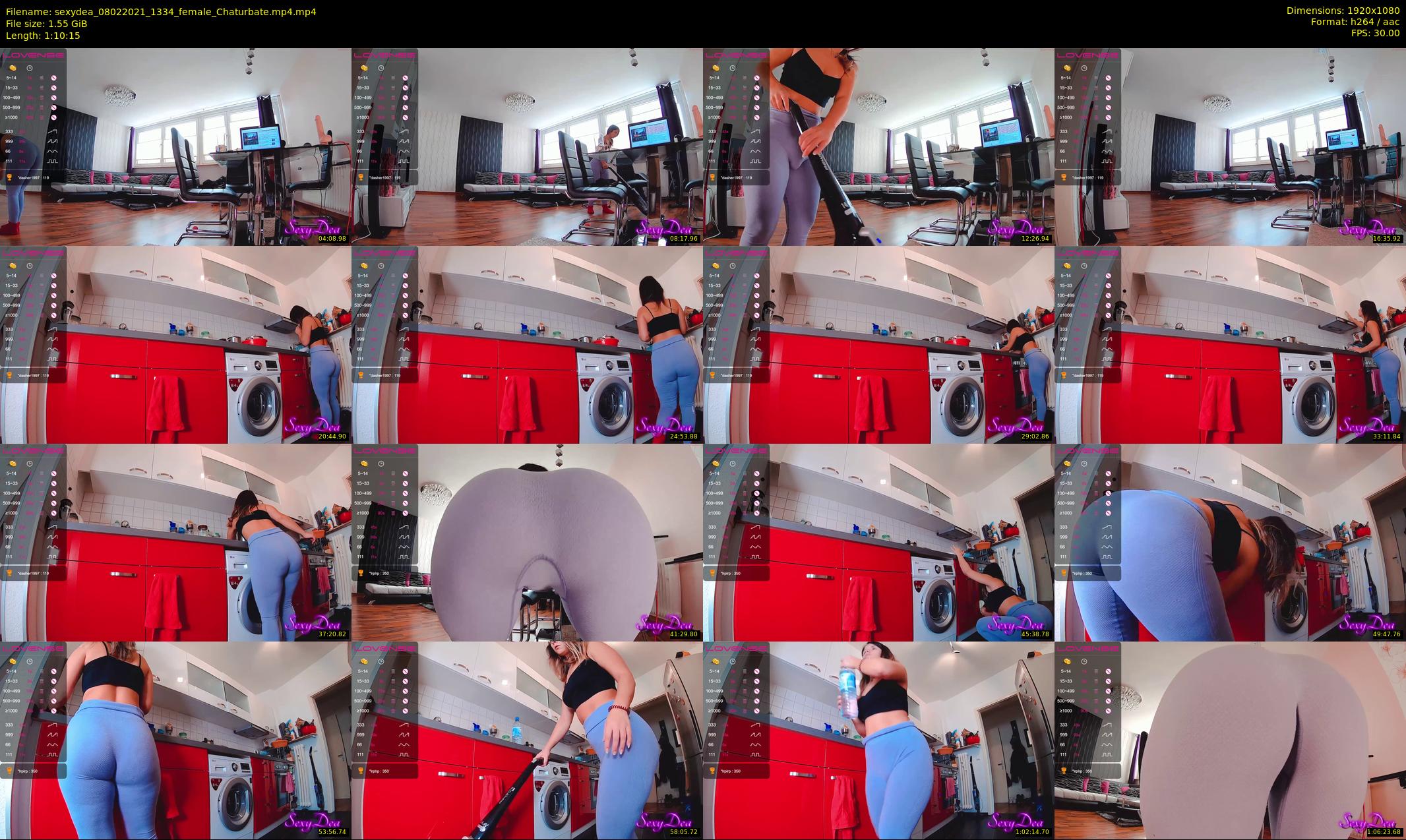 sexydea — 71 minute Chaturbate female cam show recording, 1080p, Feb 8, 2021