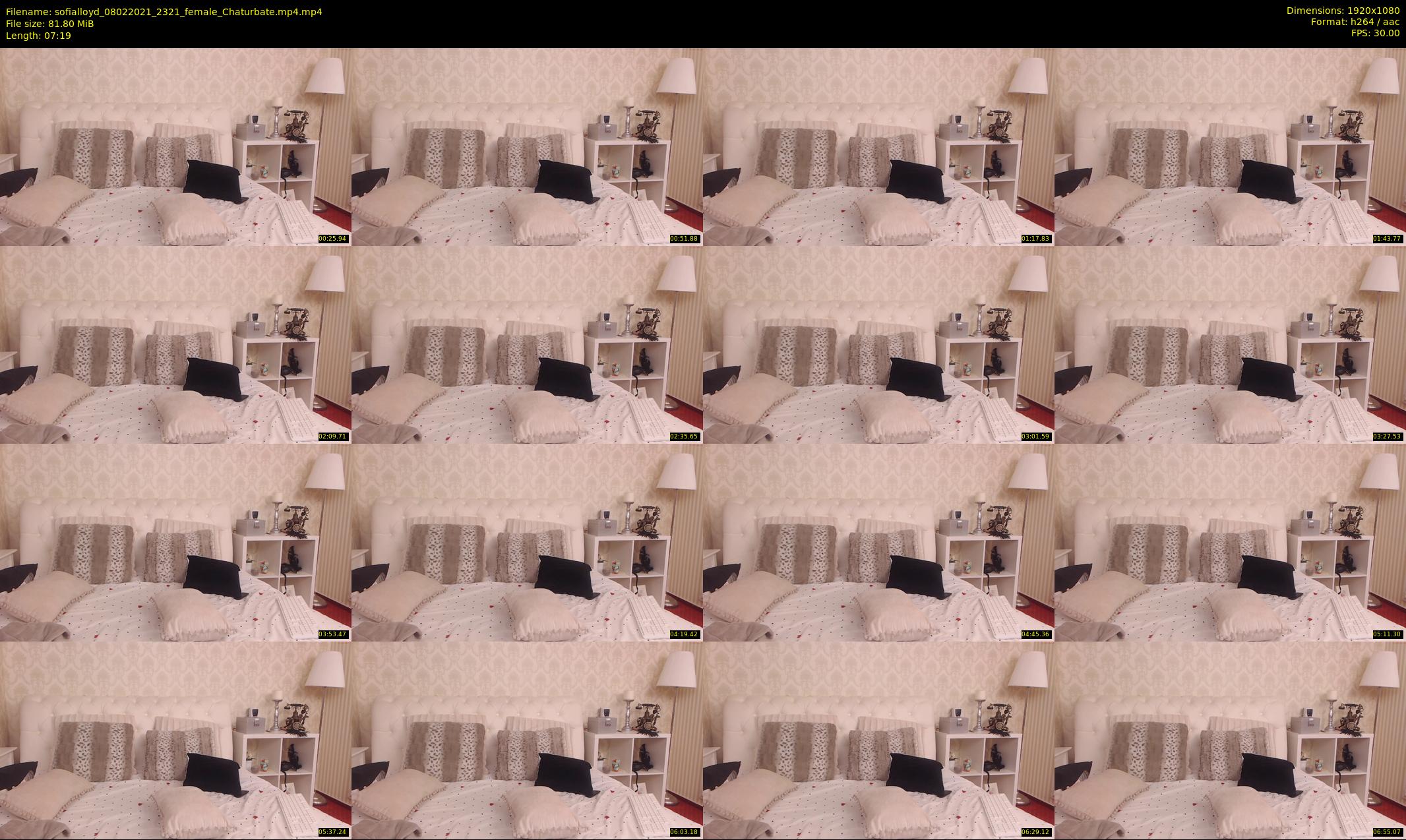 sofialloyd — 8 minute Chaturbate female cam show recording, 1080p, Feb 8, 2021