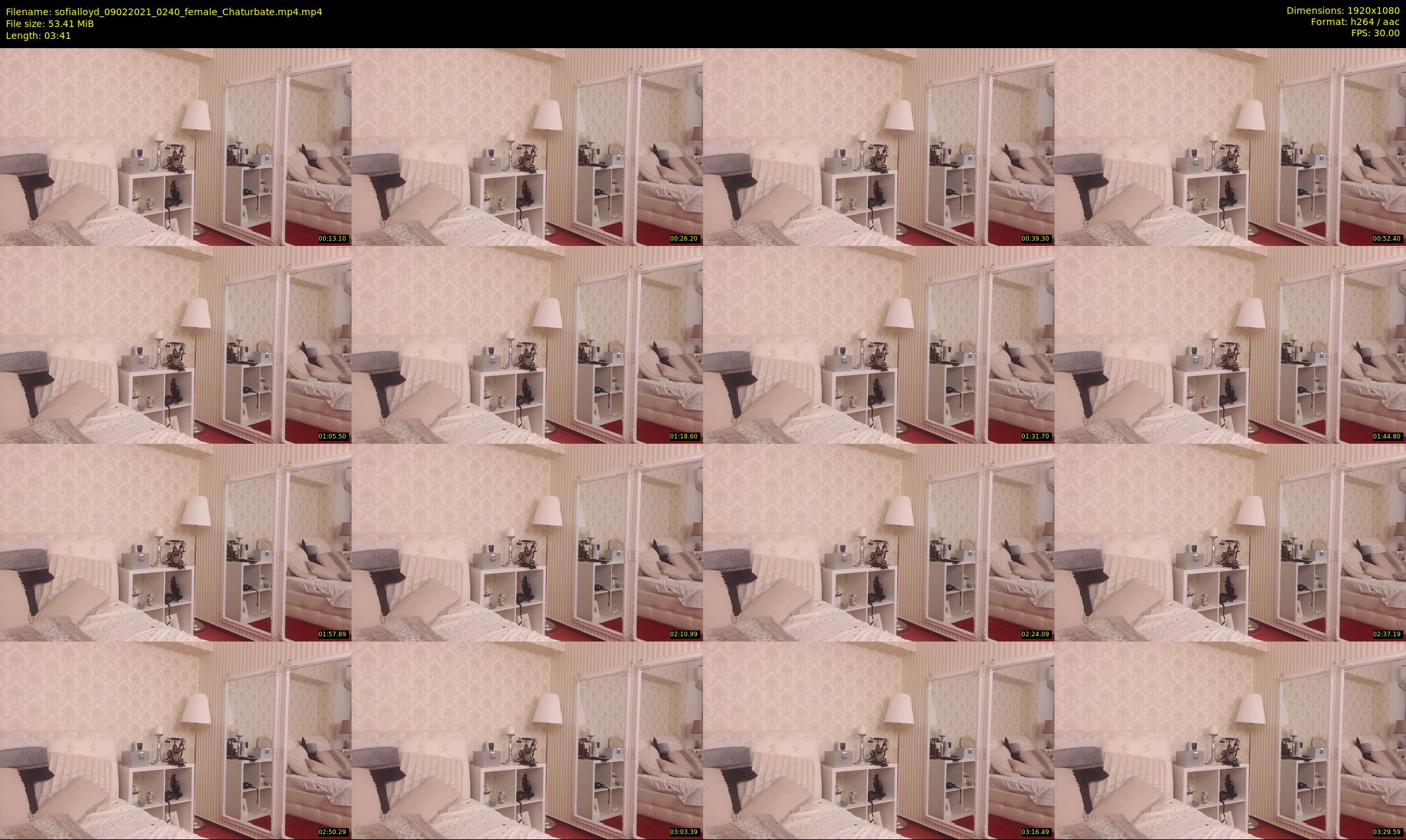 sofialloyd — 4 minute Chaturbate female cam show recording, 1080p, Feb 9, 2021